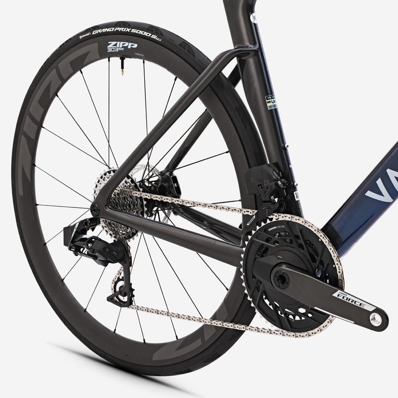 Bicicletă șosea SRAM Force AXS E1 2x12v senzor de putere RCR PRO Albastru închis