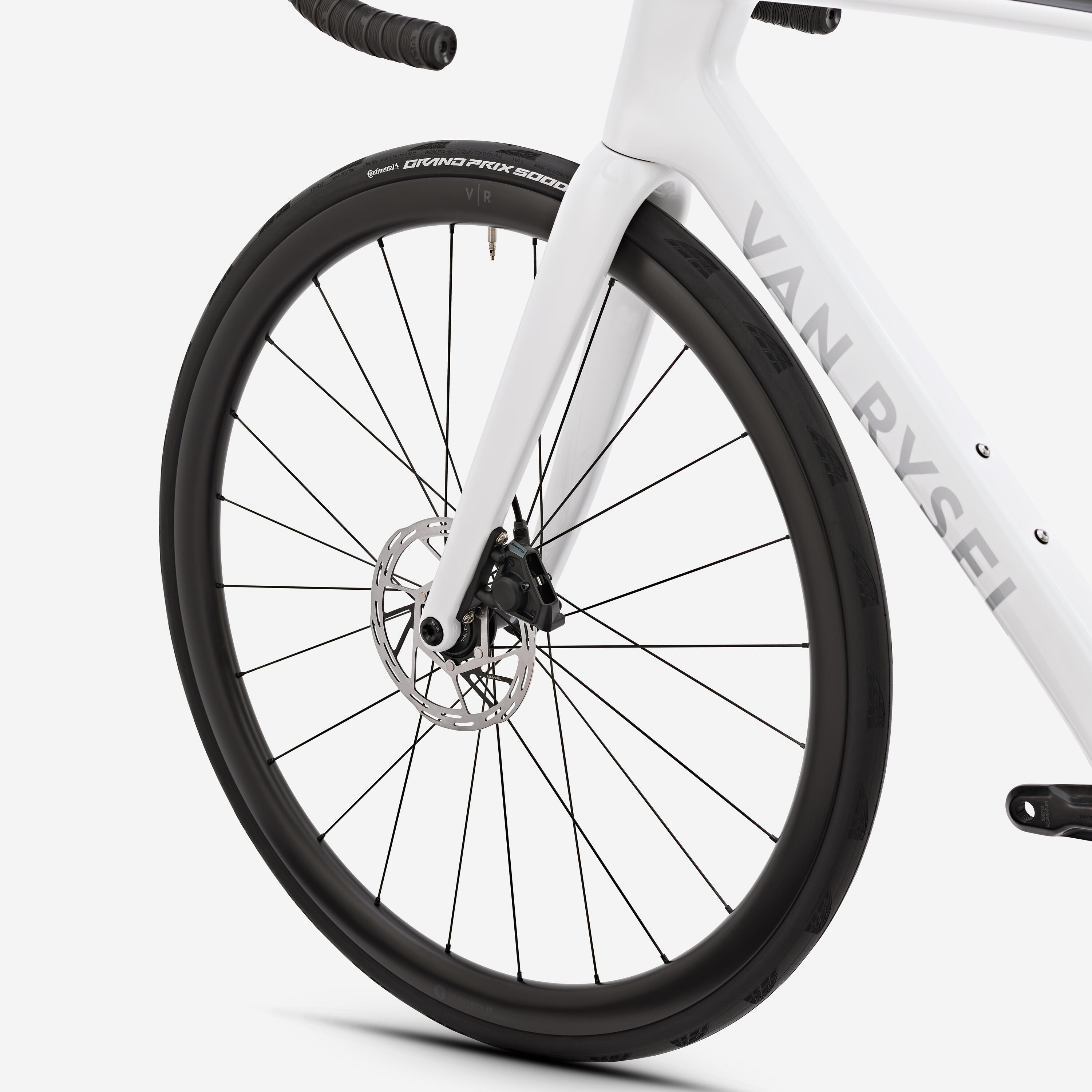 Rennrad SRAM Rival AXS E1 2x12v Leistungsmesser, RCR Weiss 7/16