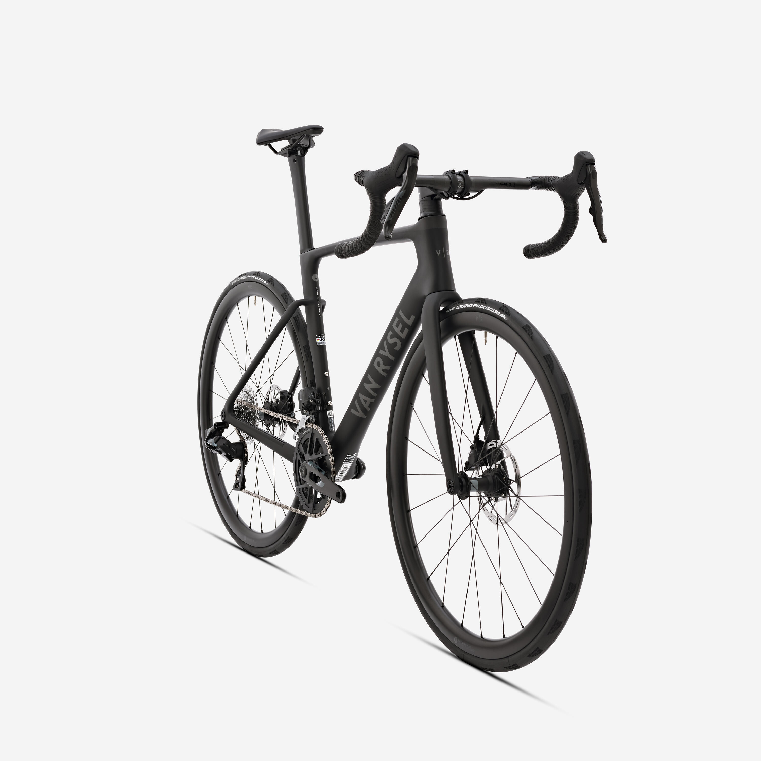 Rennrad SRAM Rival AXS E1 2x12v Leistungsmesser, RCR Schwarz 2/15