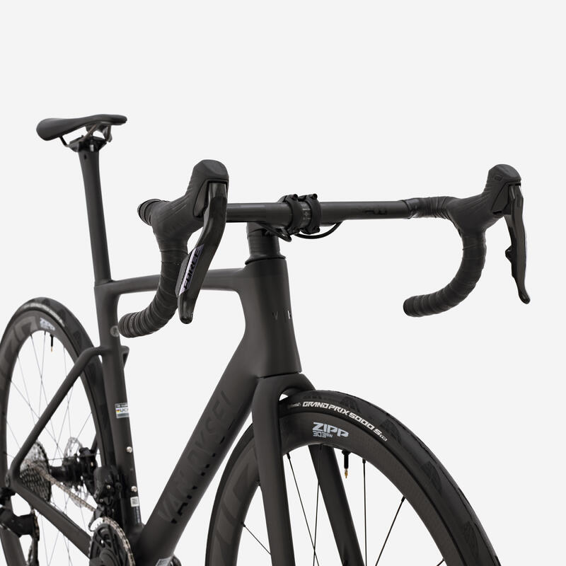 Vélo de route Sram Force AXS E1 12V capteur de puissance, RCR Pro carbone brut