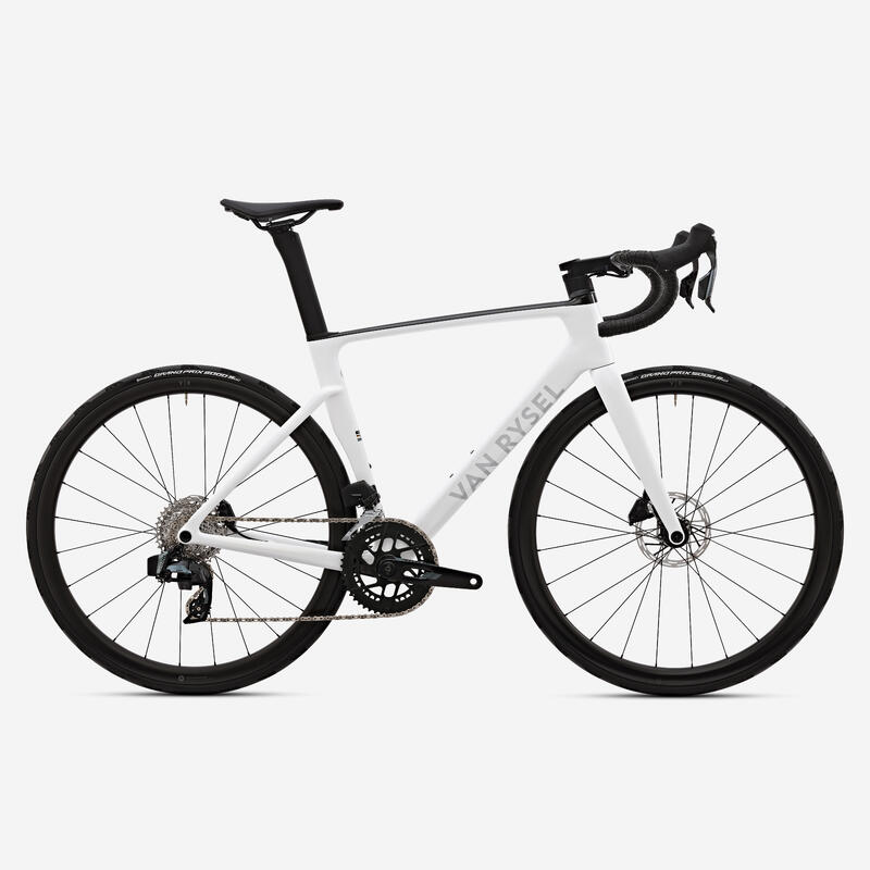 Bicicletă de șosea SRAM Rival AXS E1 2x12v senzor de putere RCR Alb