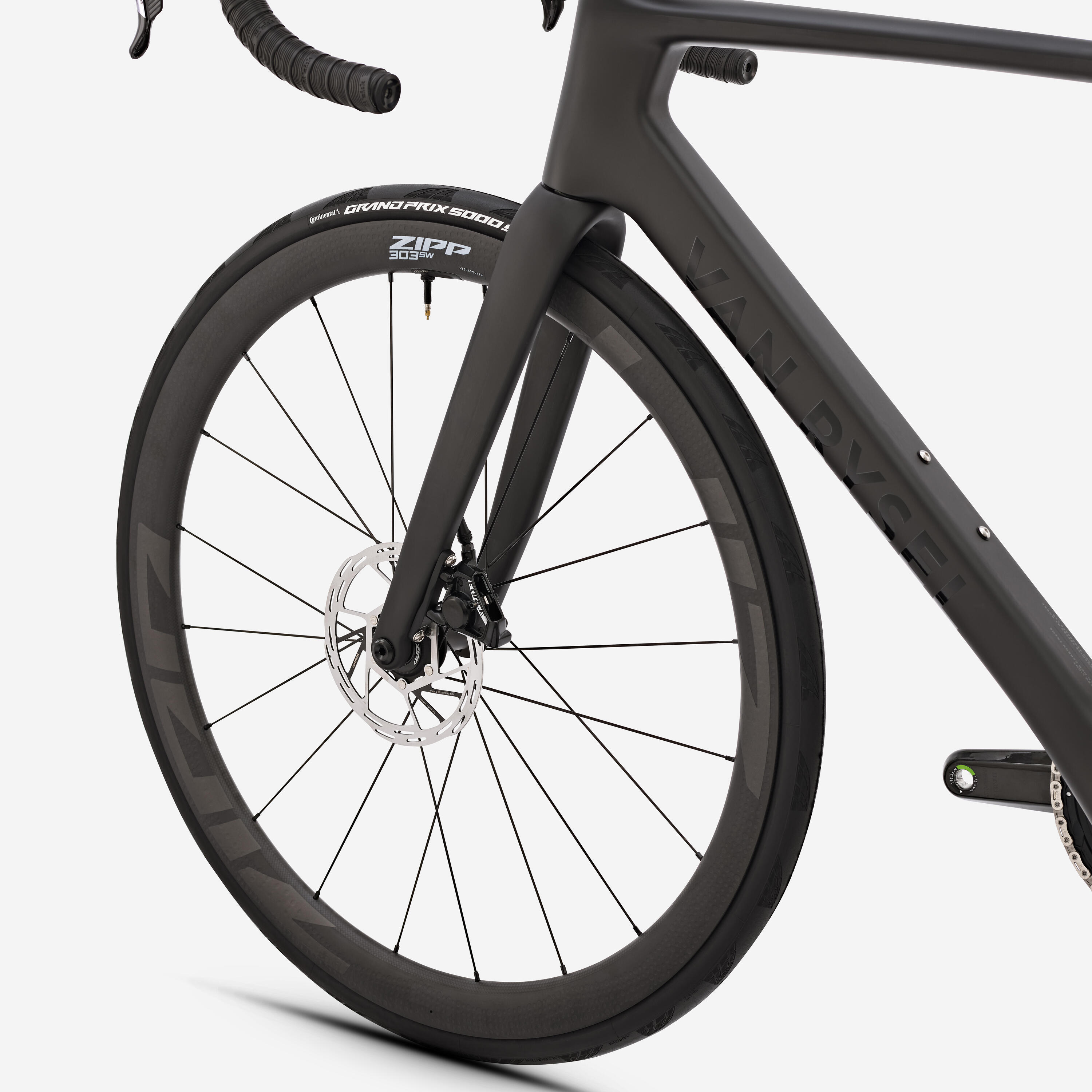 Rennvelo Sram Force AXS E1 2x12V Powermeter, RCR Pro Rohgrau 6/16