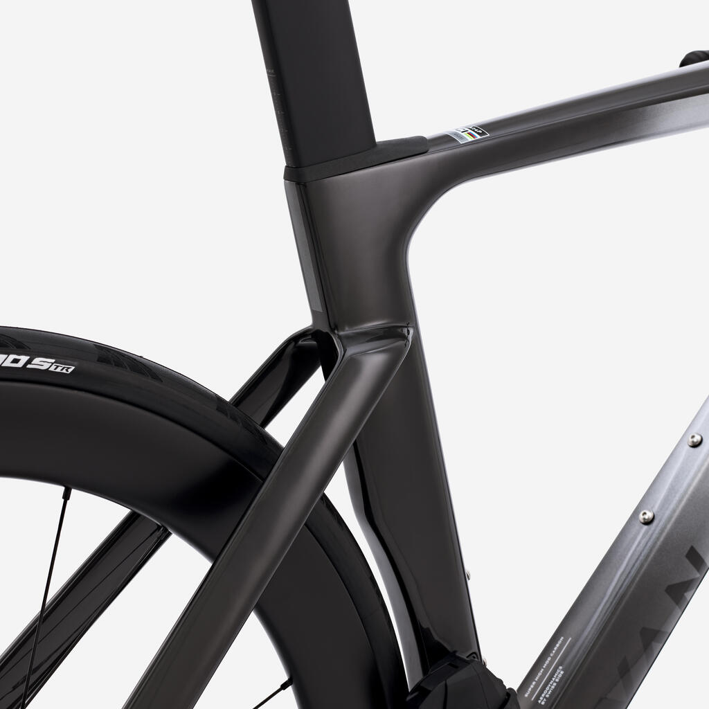Sivo cestno kolo RCR-F PRO SRAM RIVAL AXS E1 