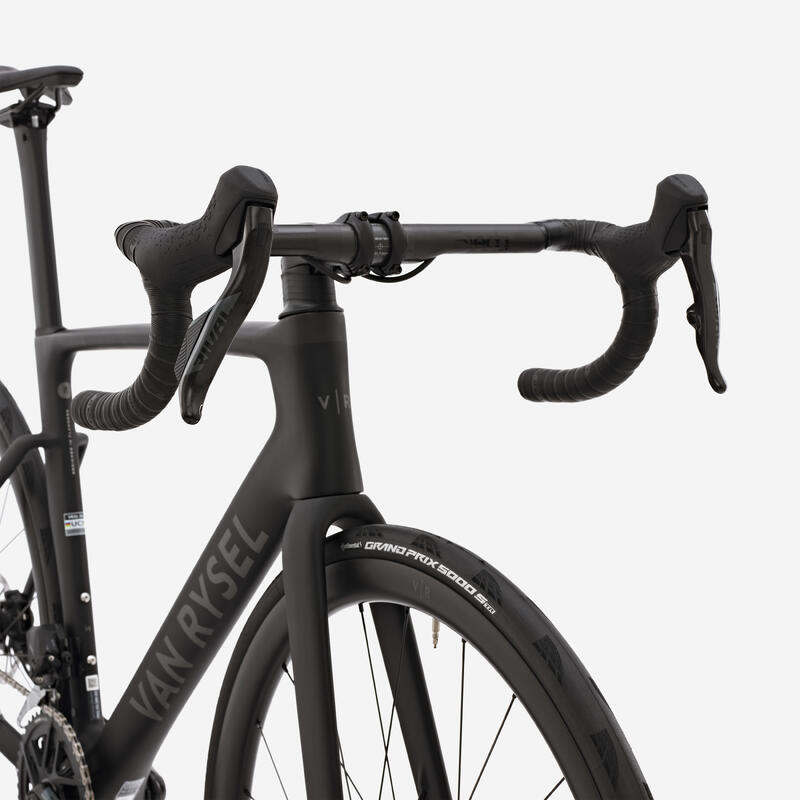 Bicicletă de șosea SRAM Rival AXS E1 2x12v senzor de putere RCR Negru