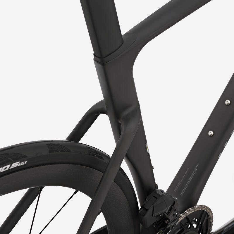 Vélo de route Sram Force AXS E1 12V capteur de puissance, RCR Pro carbone brut