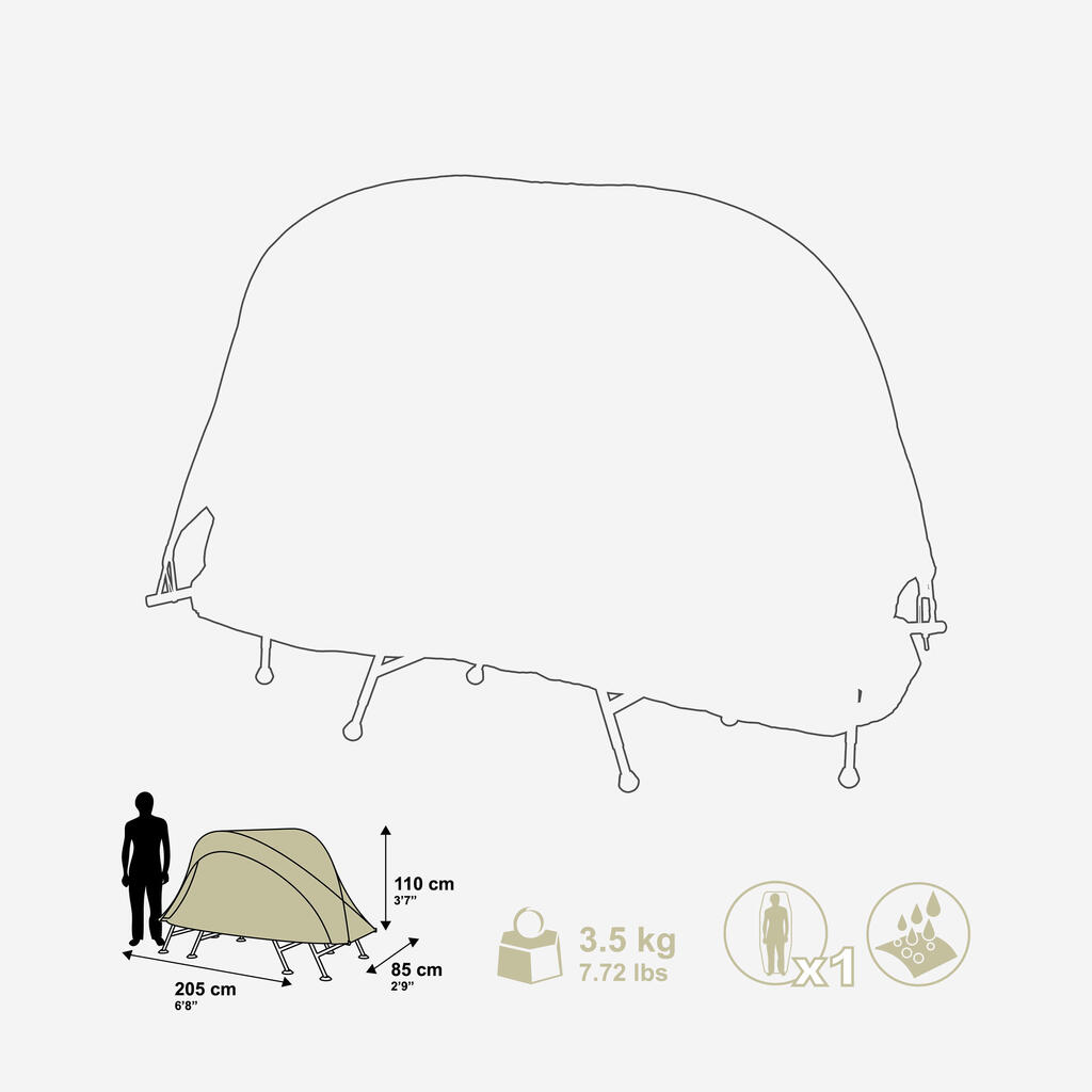 „BEDBOX II“ pastogė karpių žvejybai