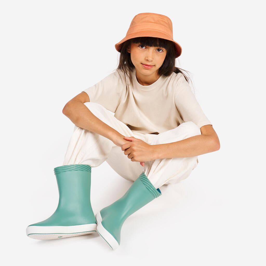 Kids’ sailing hat - Sailing 500 orange