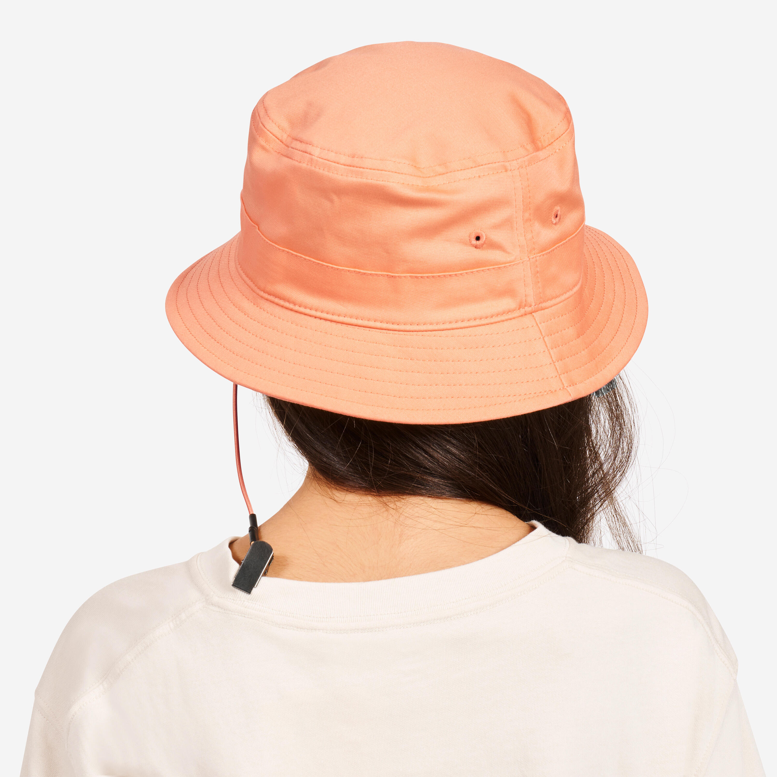 Kids’ sailing hat - Sailing 500 orange 4/6