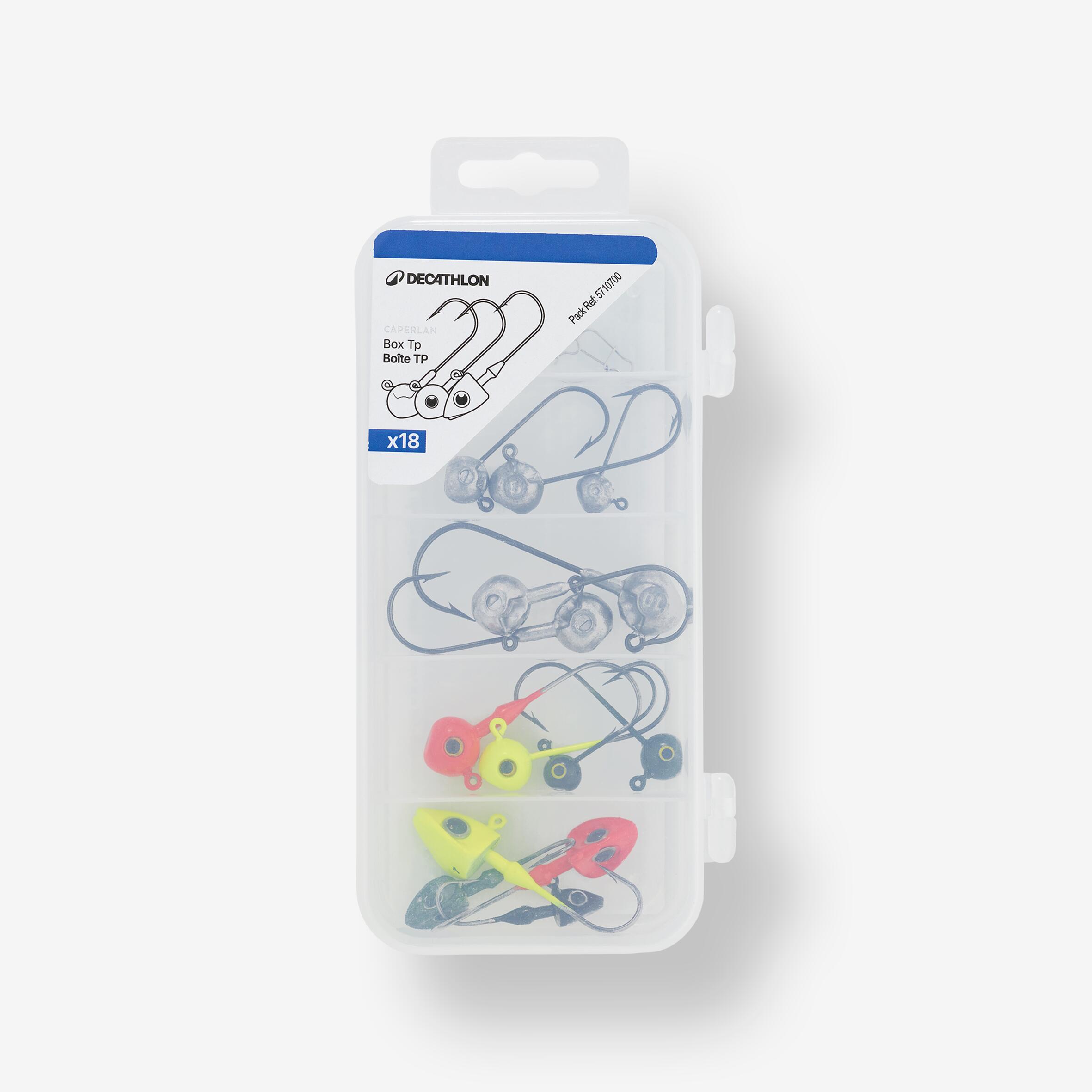 BOX TP assortiment de têtes plombées pour la pêche aux leurres souples 1/2
