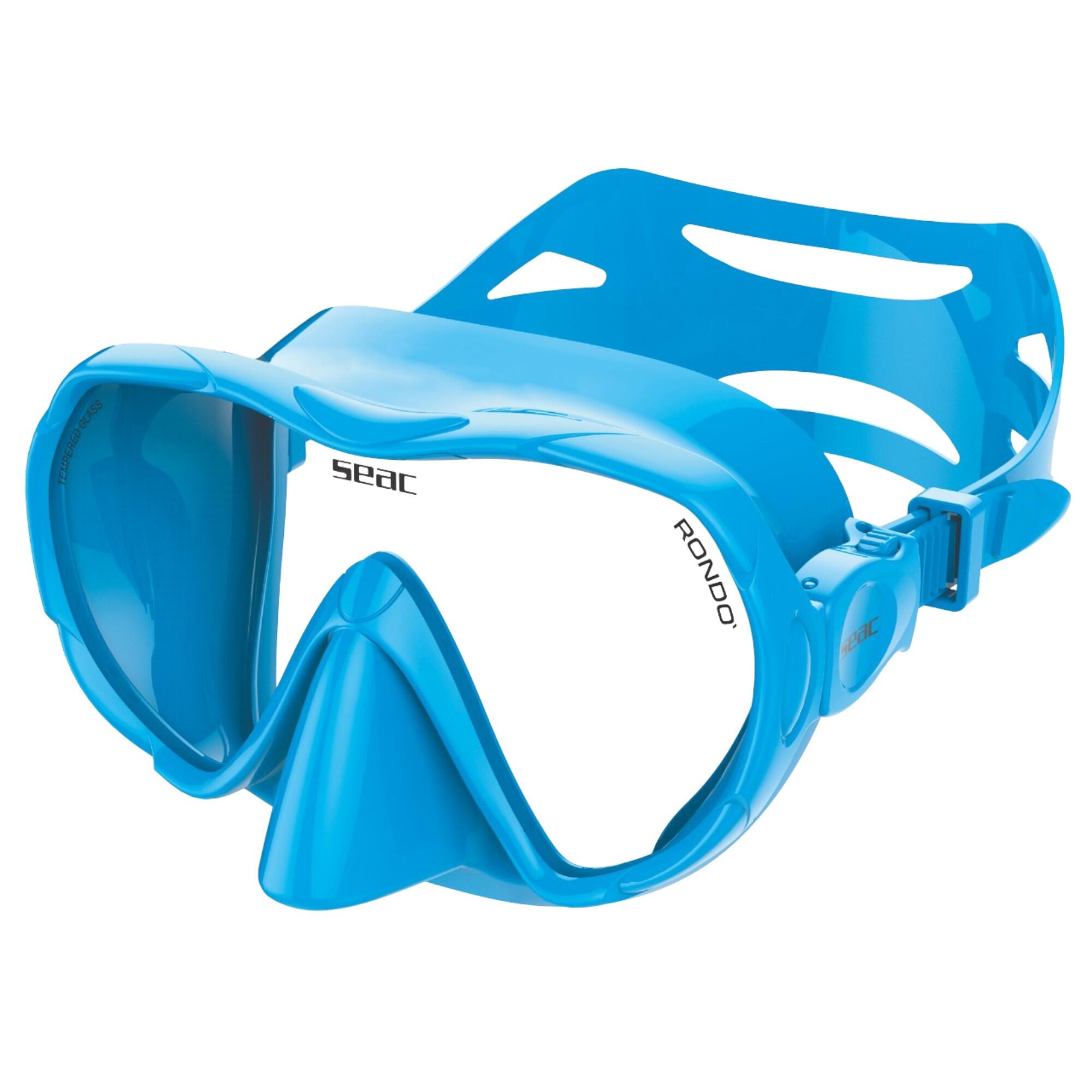 SEAC Maschera snorkeling subacquea adulto SEAC Rondo azzura