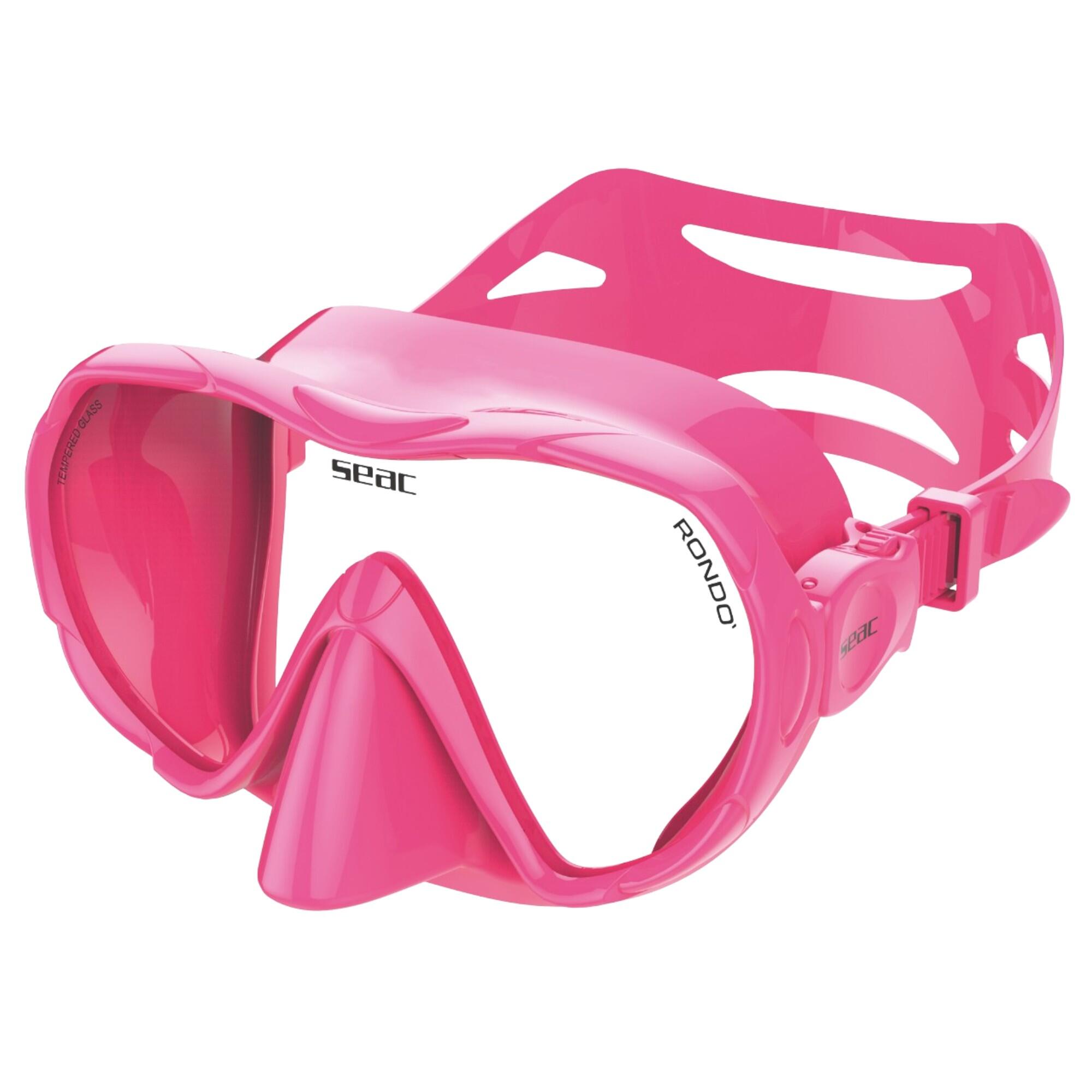 SEAC Maschera snorkeling subacquea adulto SEAC Rondo rosa