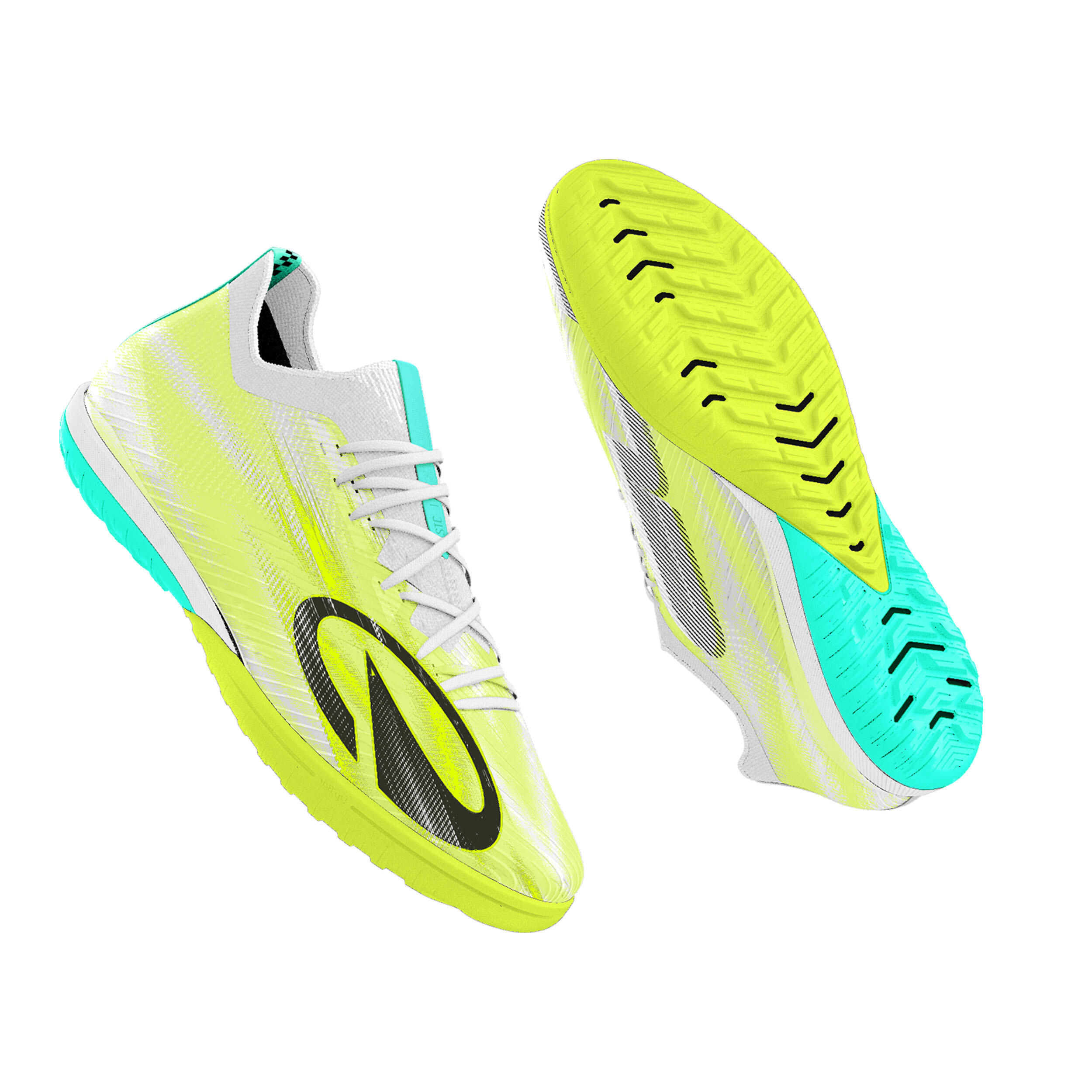 Tenis de futbol blanco con amarillo CLR TF Low Red Storm 10/14