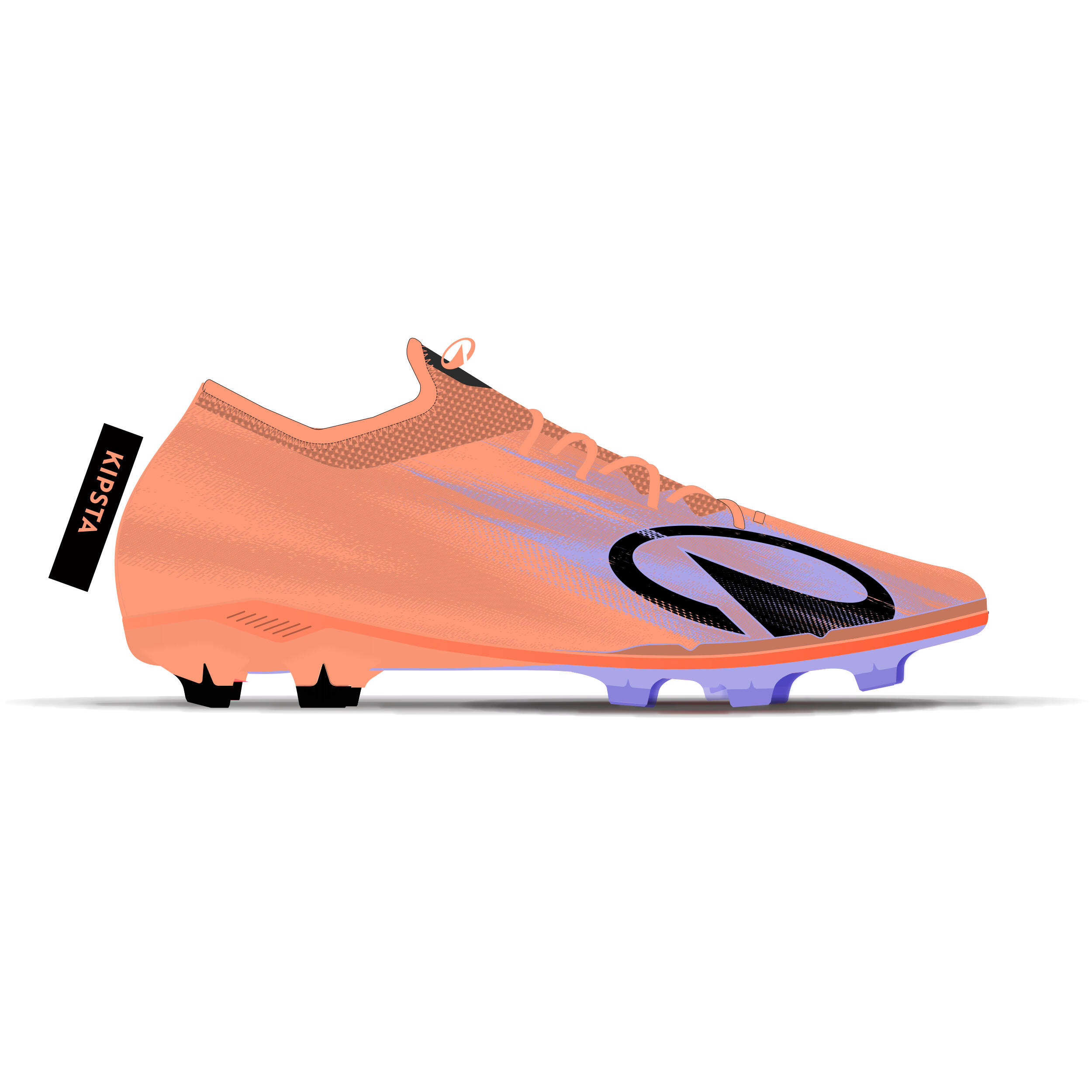 Kids’ Lace-Up Soccer Cleats, CLR FG - KIPSTA