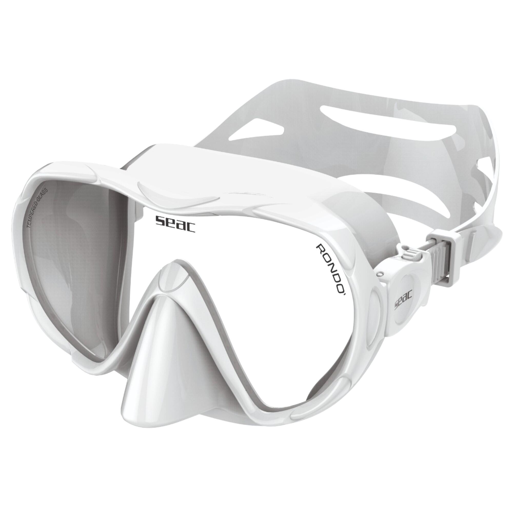 SEAC Maschera snorkeling subacquea adulto SEAC Rondo bianca