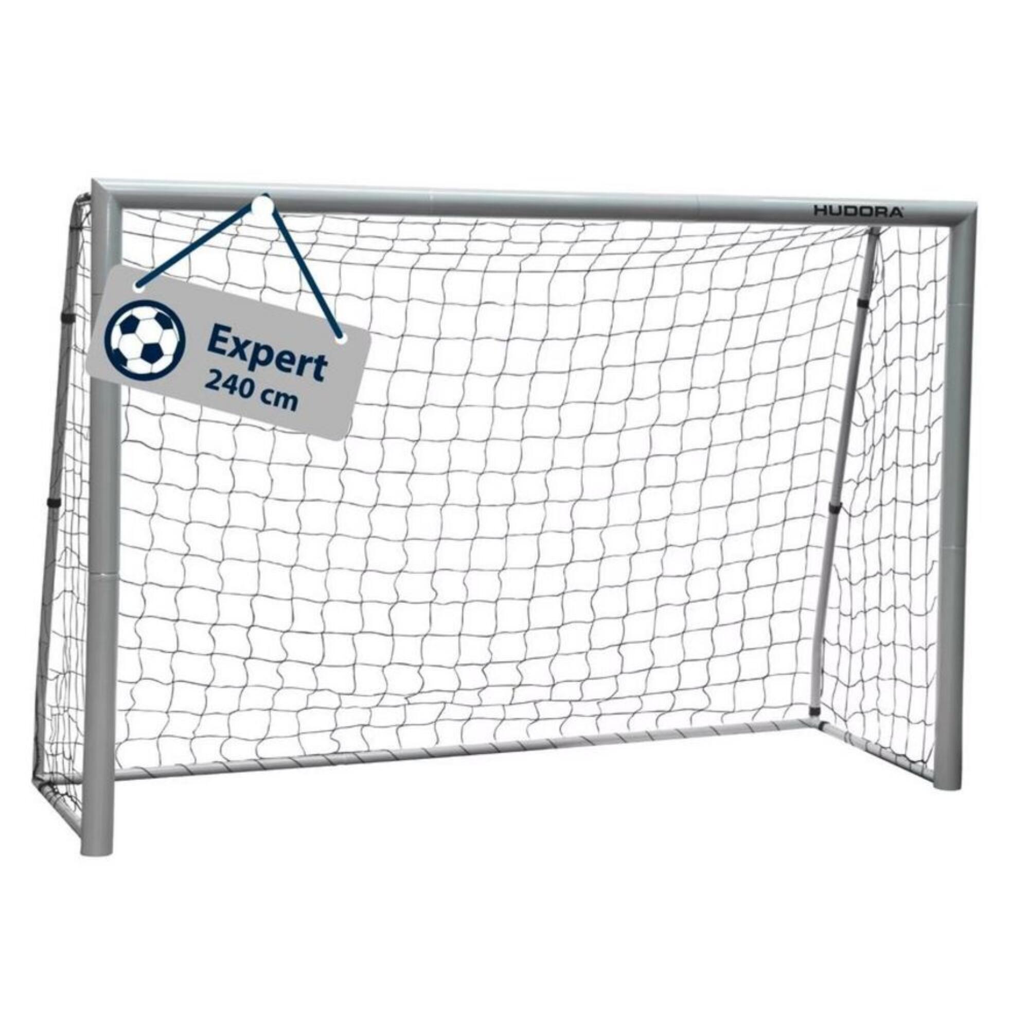 Fussballtor - Hudora Expert 240 Weiss 2/2
