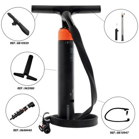 Насос ручний компактний подвійної дії (0–20 PSI) для SUP-дошок та каяків
