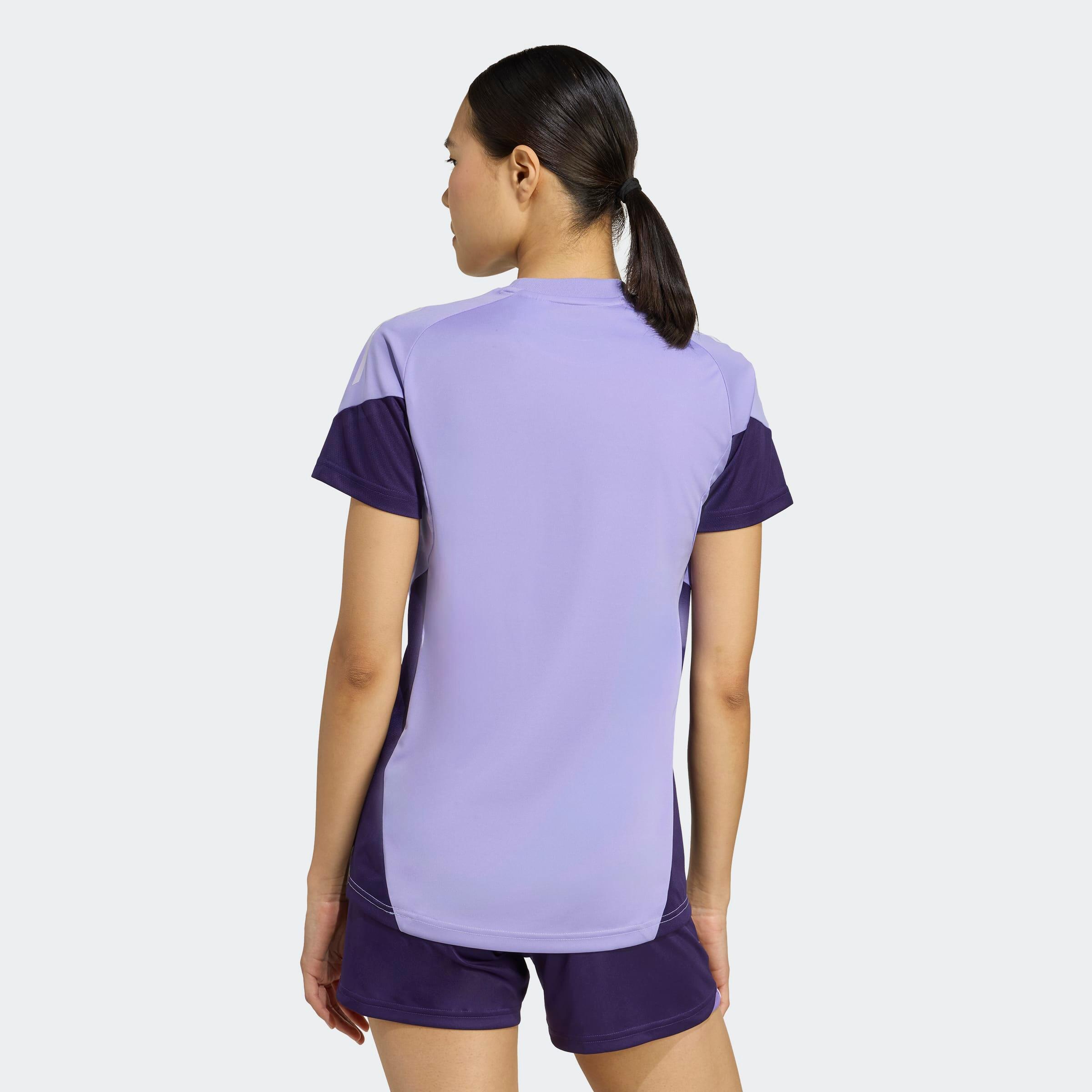 Damen Fußball Trainingstrikot - Tiro 25 violett 4/8