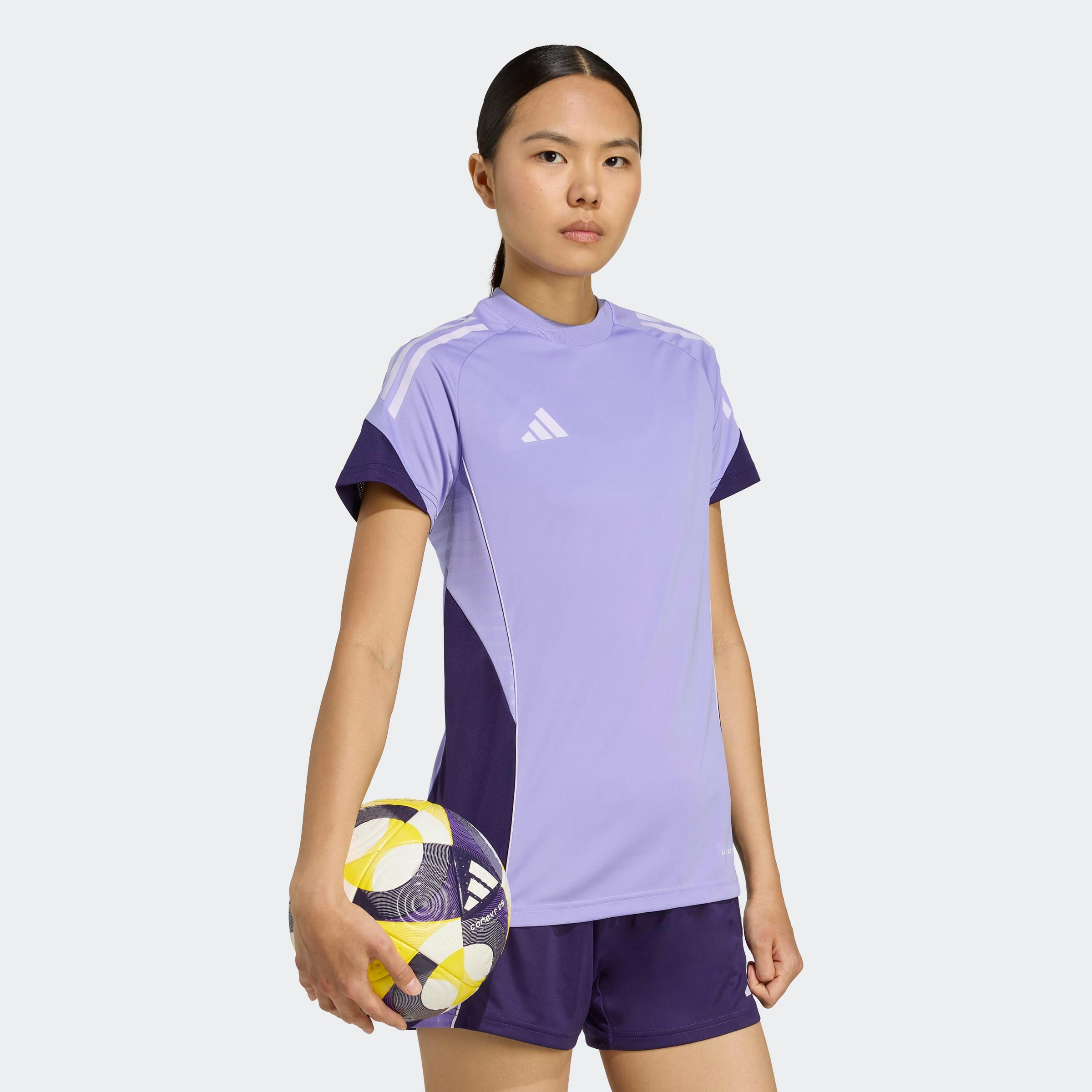 Damen Fußball Trainingstrikot - Tiro 25 violett 8/8
