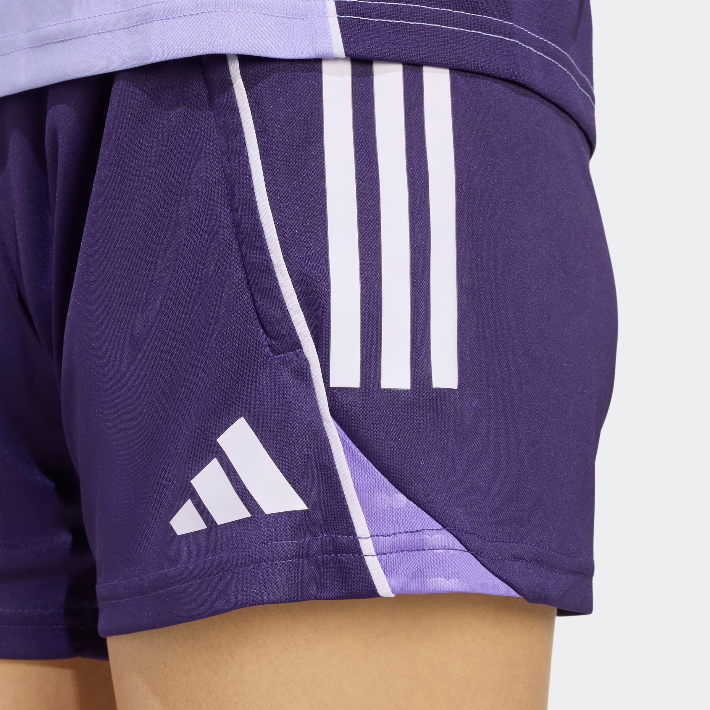 Damen Fußball Trainingsshorts - Tiro 25 Competition violett  3/7