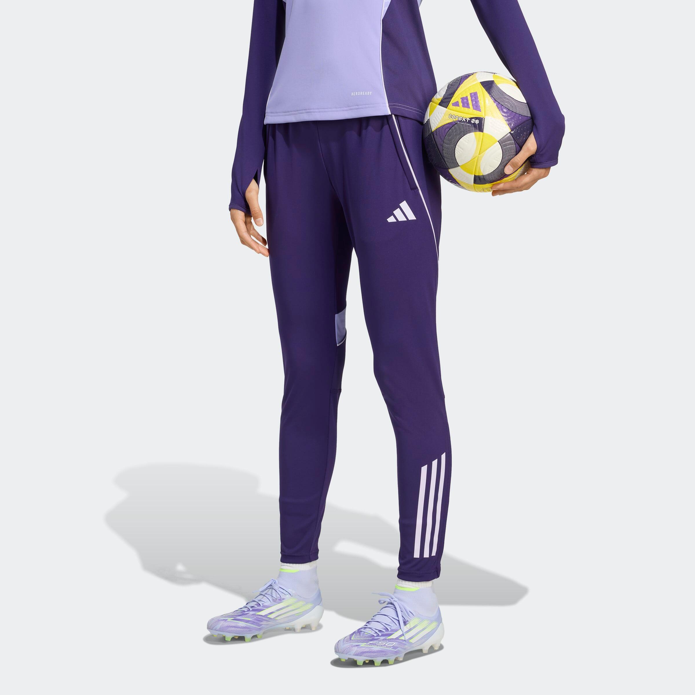 Pantaloni donna allenamento competizione Tiro 25 viola 6/7