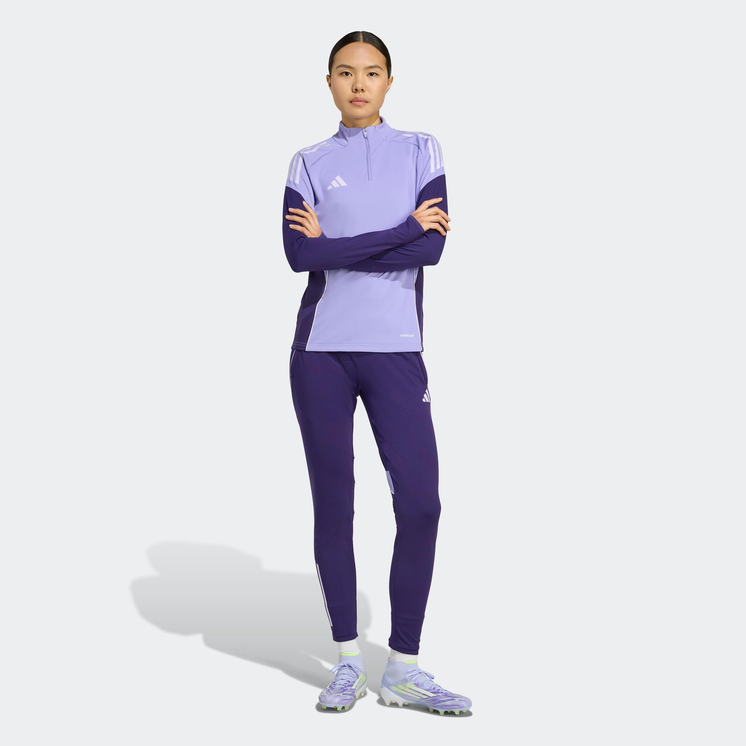 Pantaloni donna allenamento competizione Tiro 25 viola 2/7