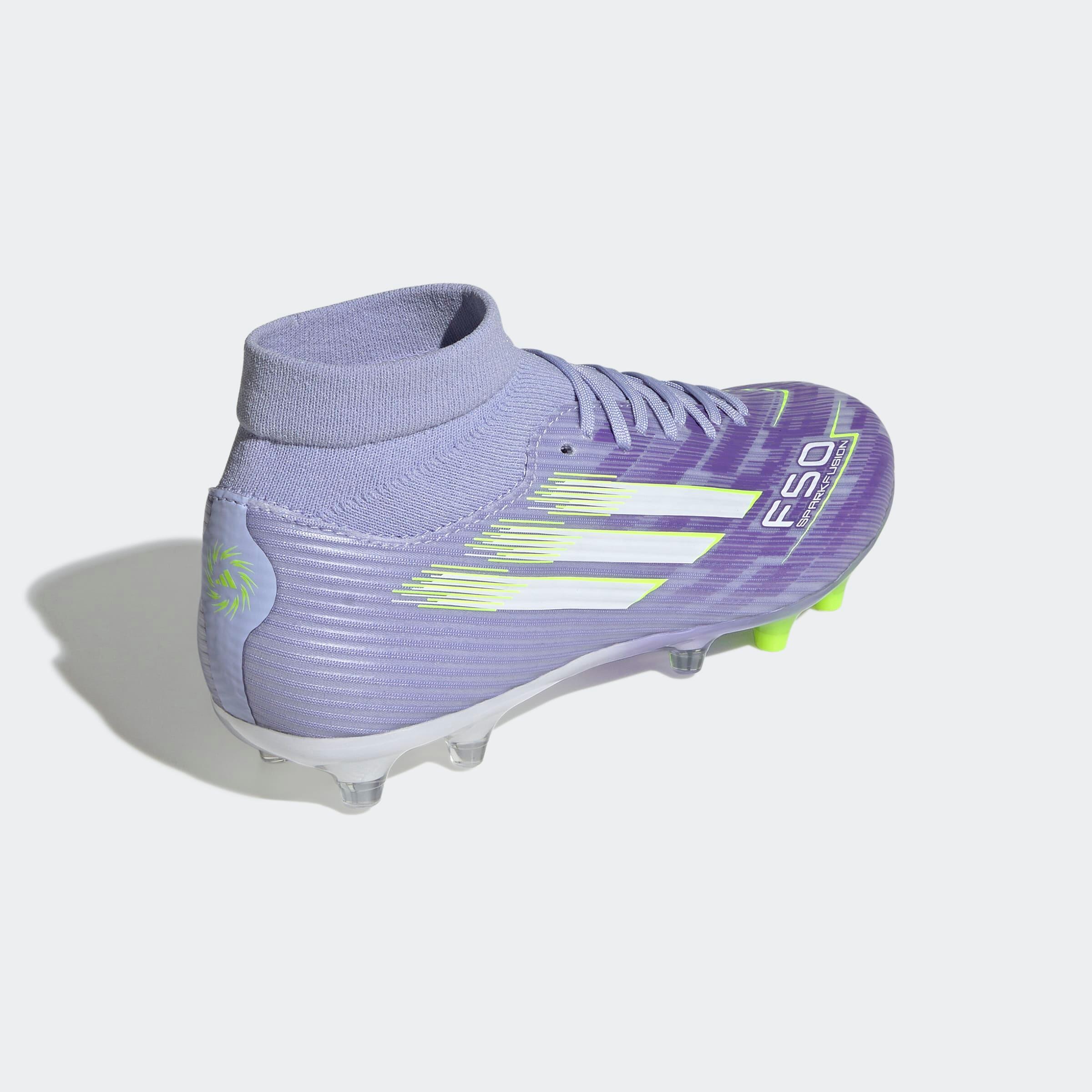 Gebraucht - Damen Fußball Nockenschuhe FG/MG - F50 Sparkfusion League violett 9/10