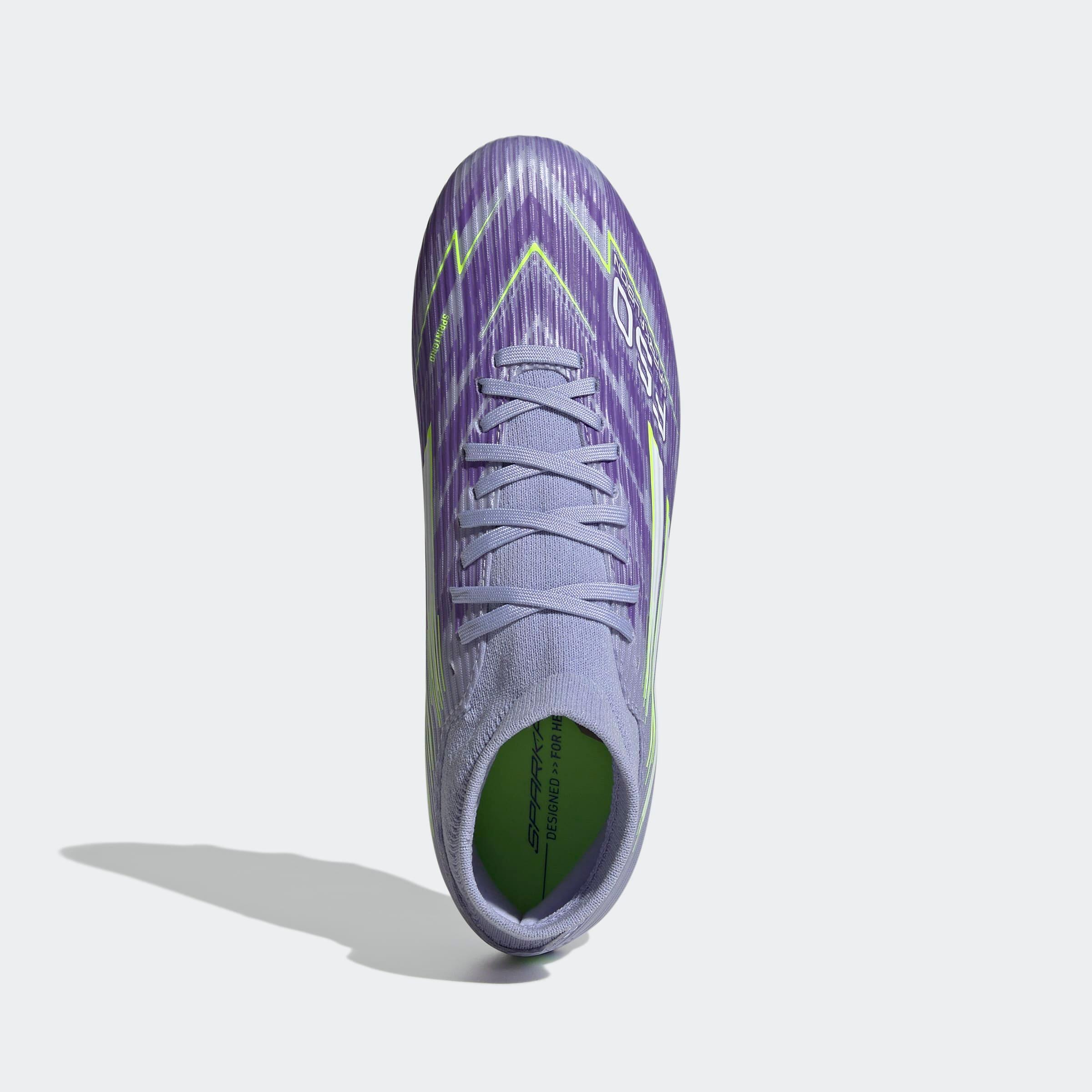 Gebraucht - Damen Fußball Nockenschuhe FG/MG - F50 Sparkfusion League violett 5/10