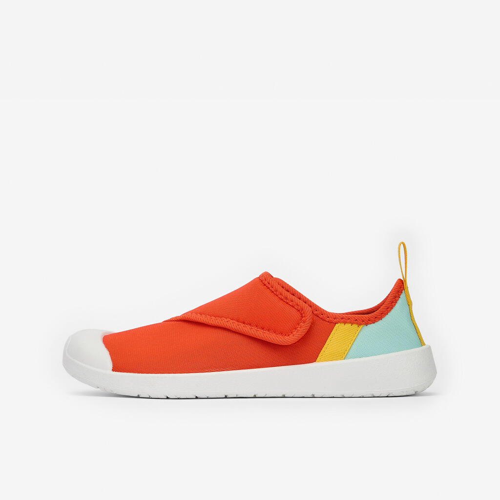 Chaussures aquatiques avec scratch Enfant - Aquashoes 120 orange