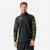 Sweat 1/2 zip VIRALTO WAVY club noir et jaune