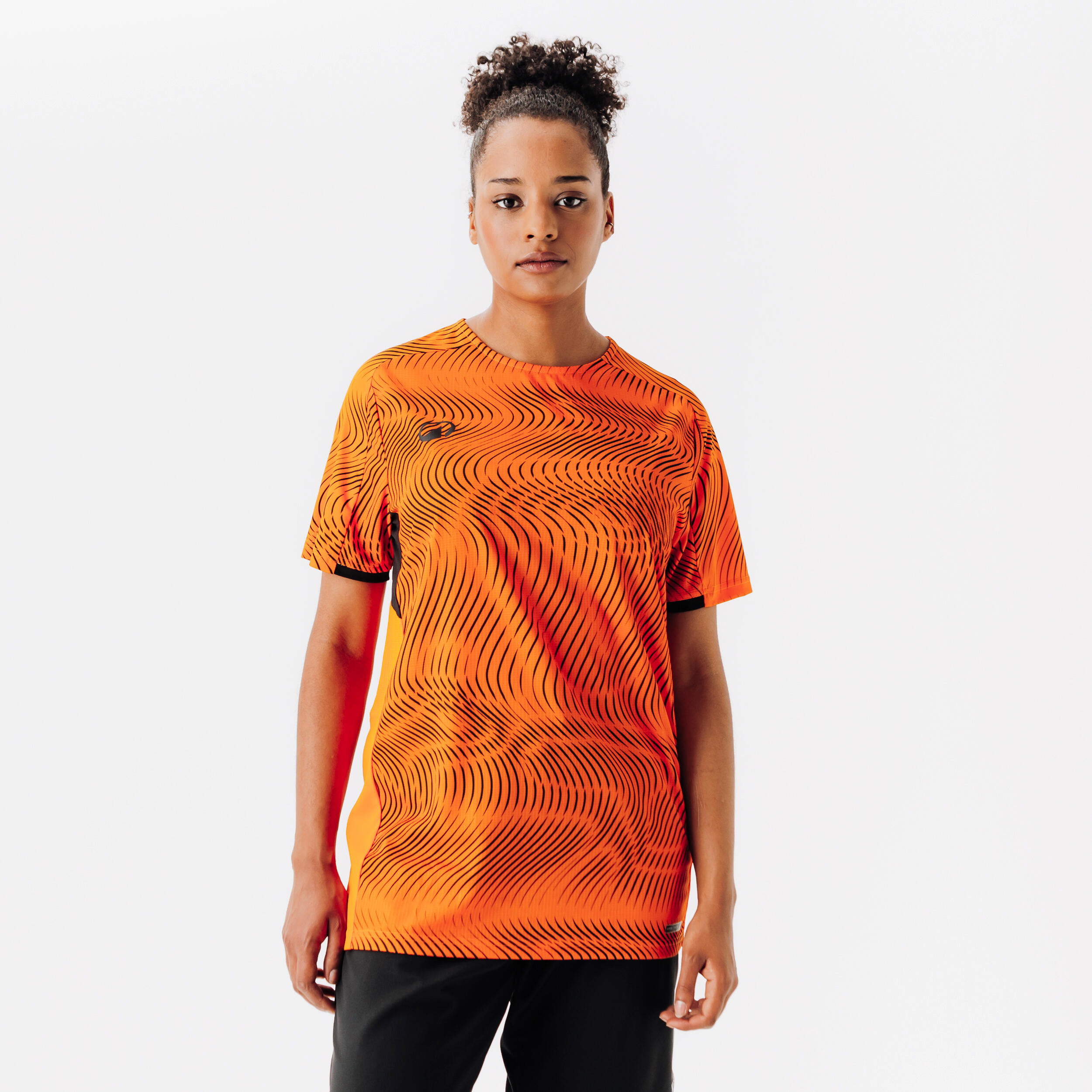 Maglia Club Wavy arancione-nero 3/7