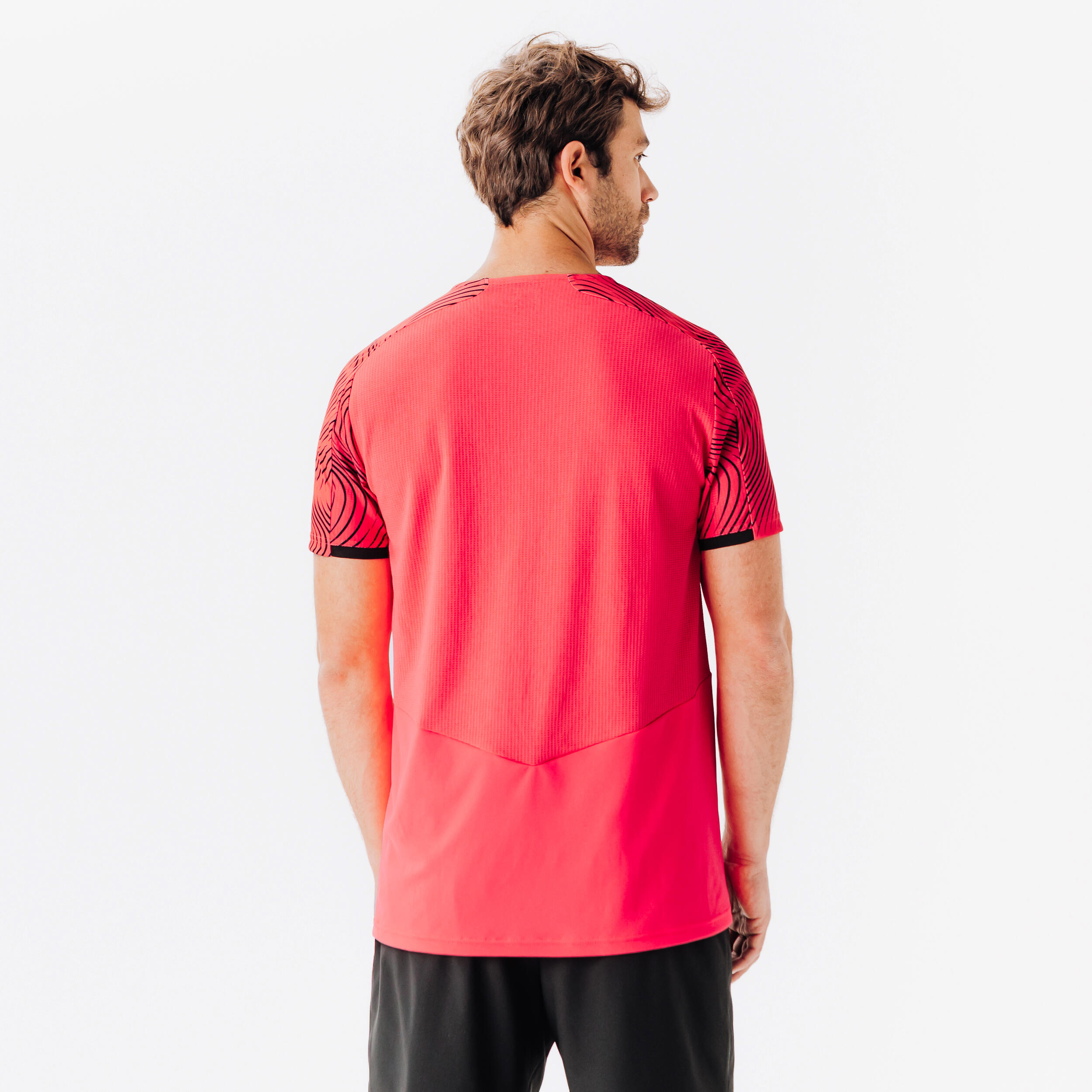 Maglia Club Wavy rosa e nera 4/8
