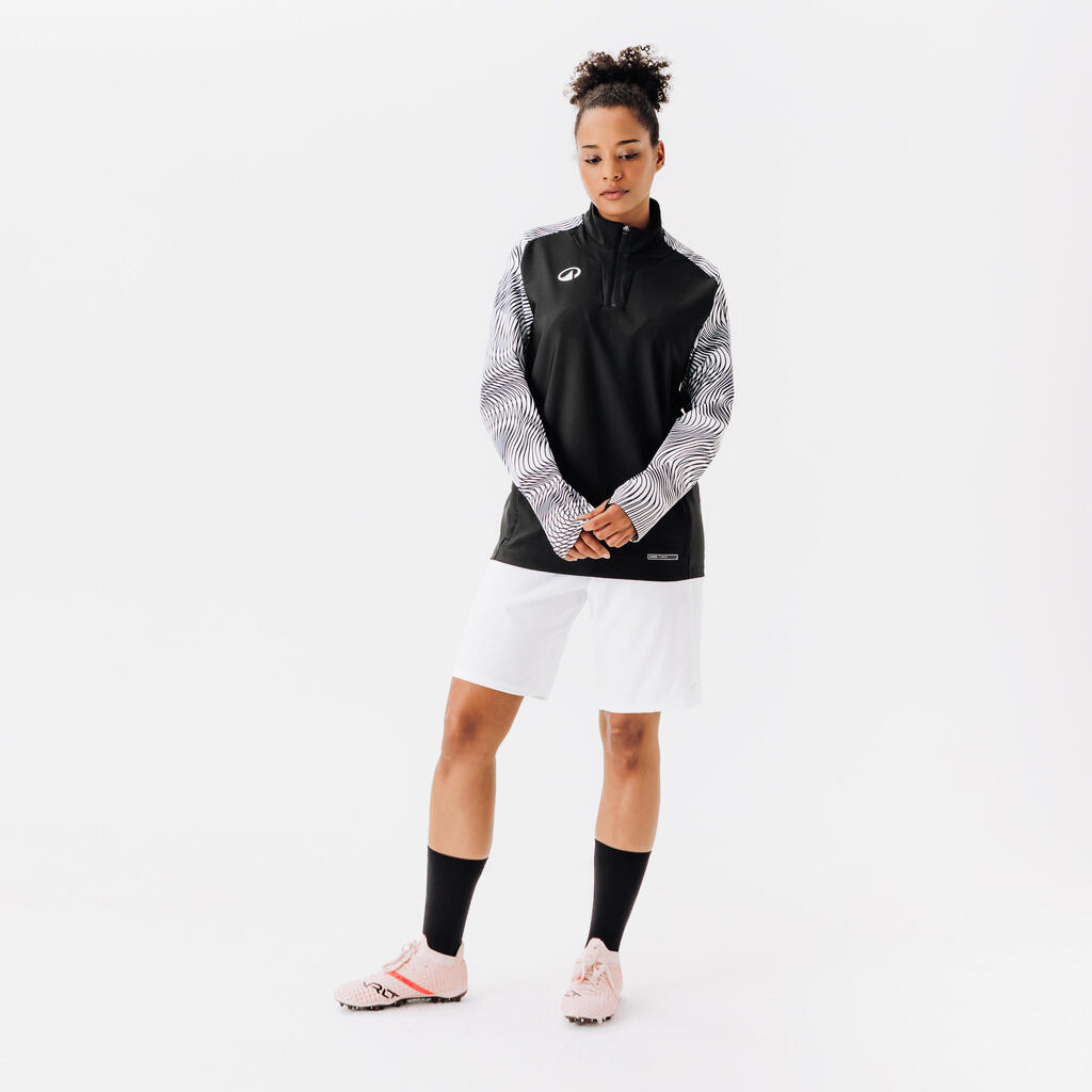 1/2 Zip Viralto Club - beli/črni