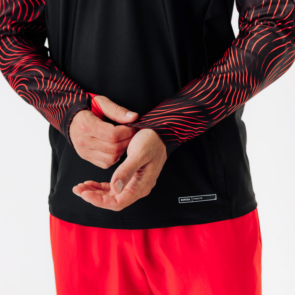 1/2 Zip Viralto Club - beli/črni