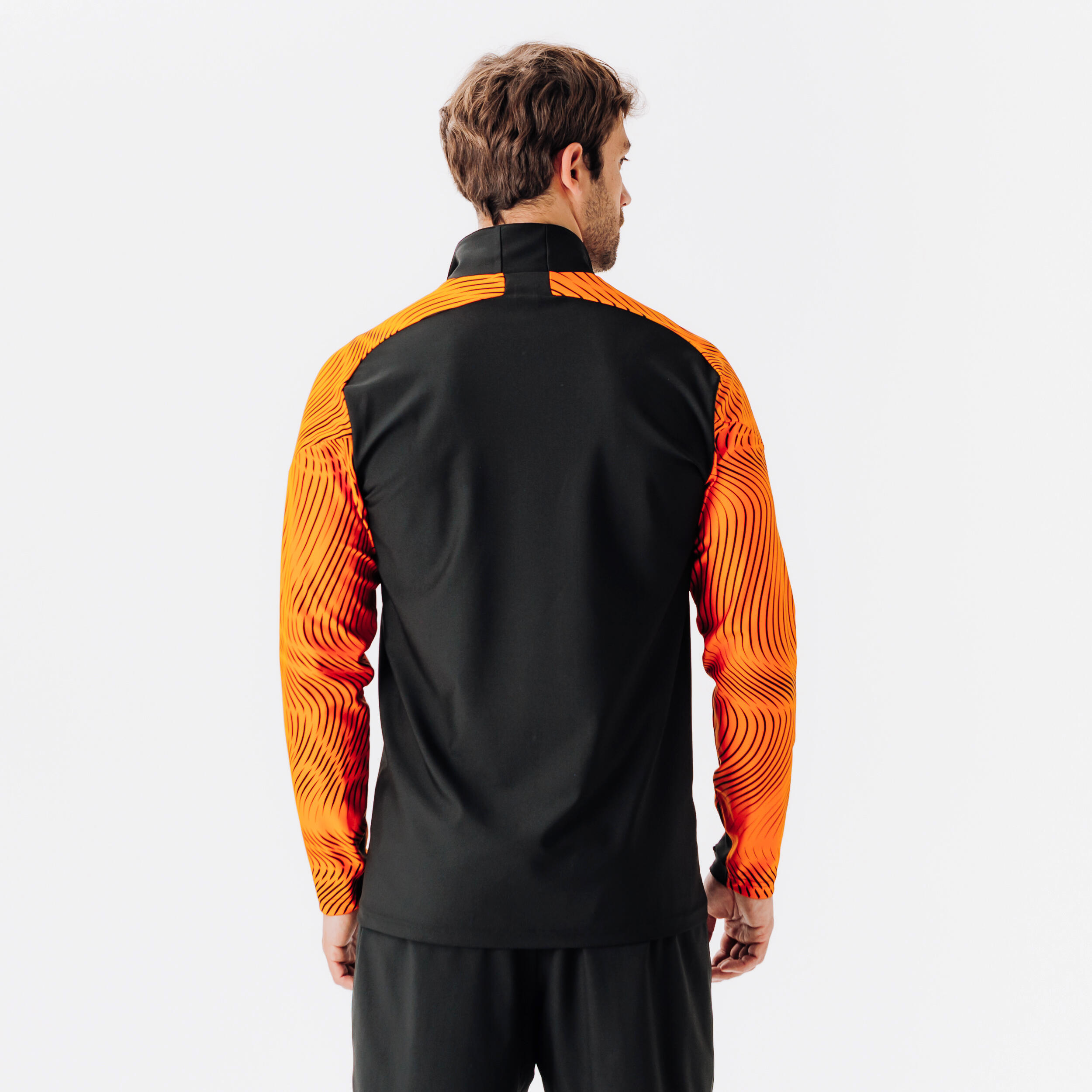 1/2 cremallera VIRALTO WAVY club naranja y negro 4/8