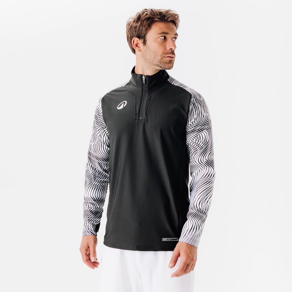 1/2 Zip Viralto Club - beli/črni