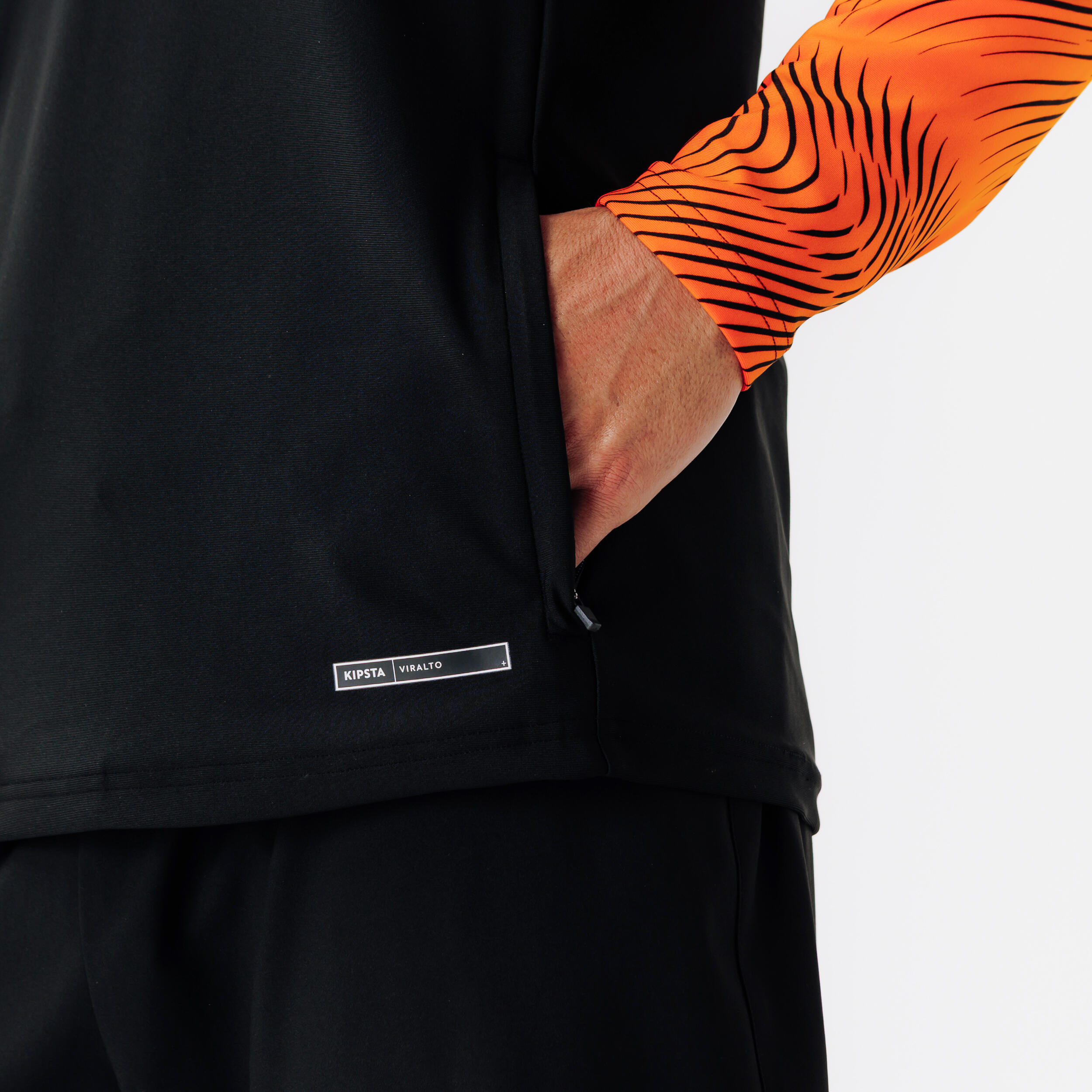 1/2 cremallera VIRALTO WAVY club naranja y negro 6/8