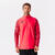 1/2 zip VIRALTO WAVY club rose et noir