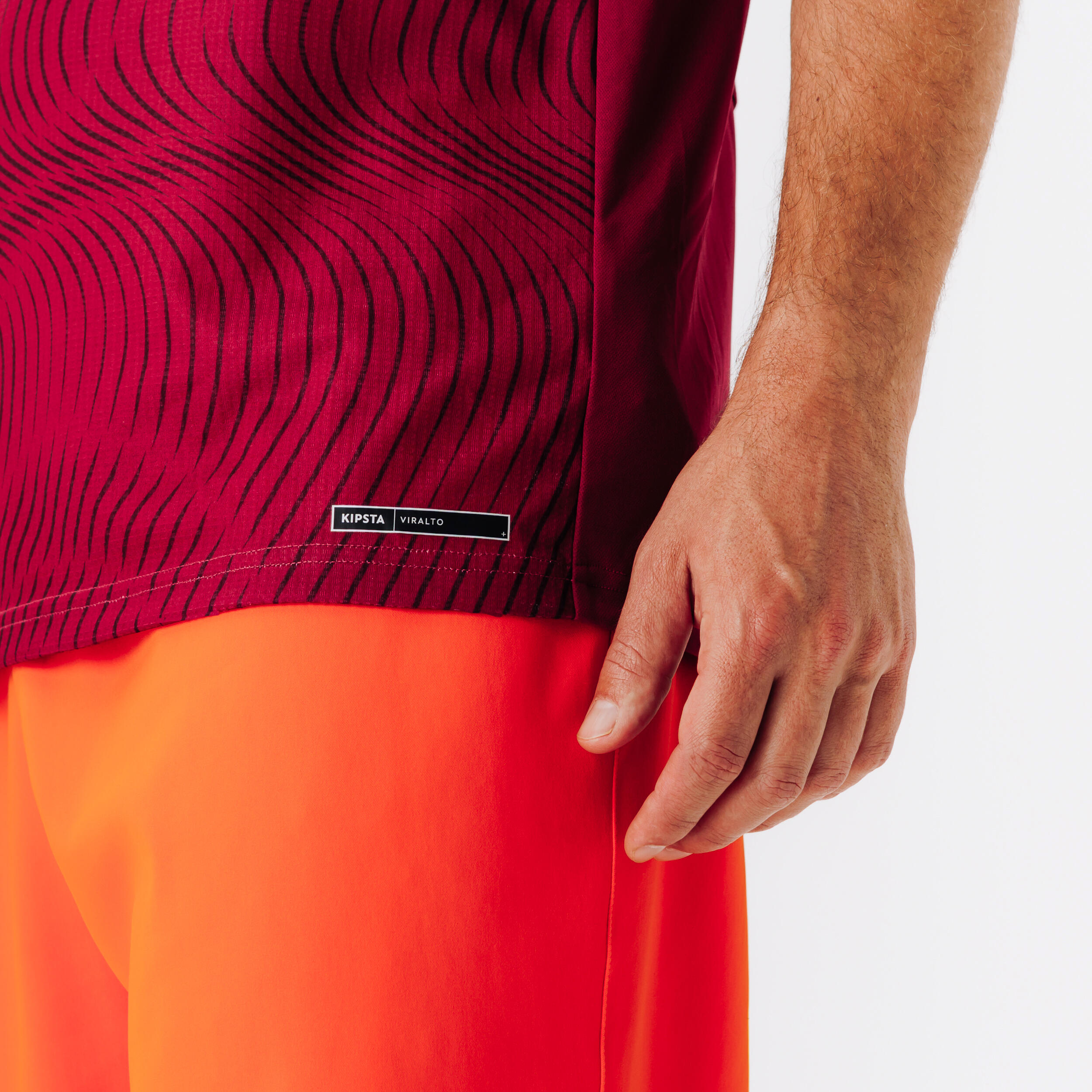 Maglia Club Wavy bordeaux-arancione 6/6