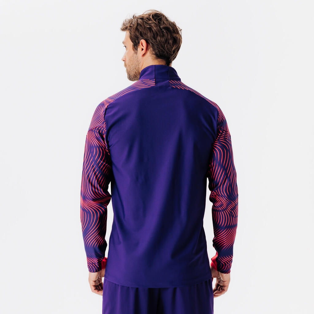 1/2 Zip Viralto Club - beli/črni