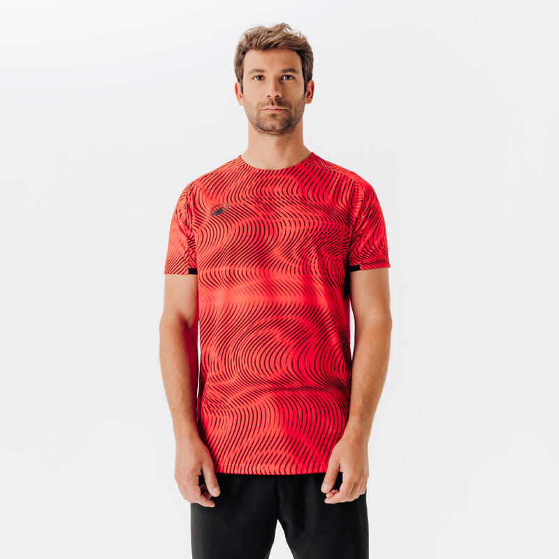 Maillot Club Wavy rouge et noir