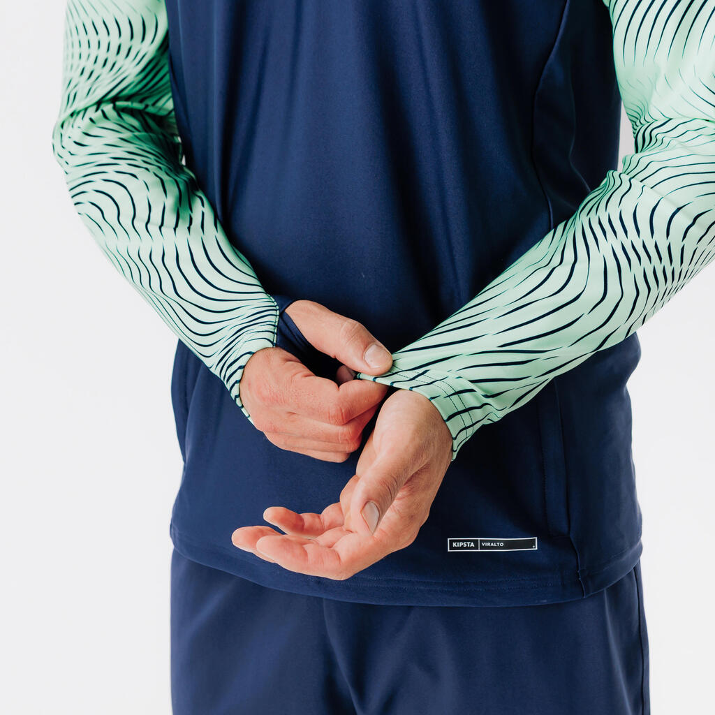 1/2 Zip Viralto Club - beli/črni