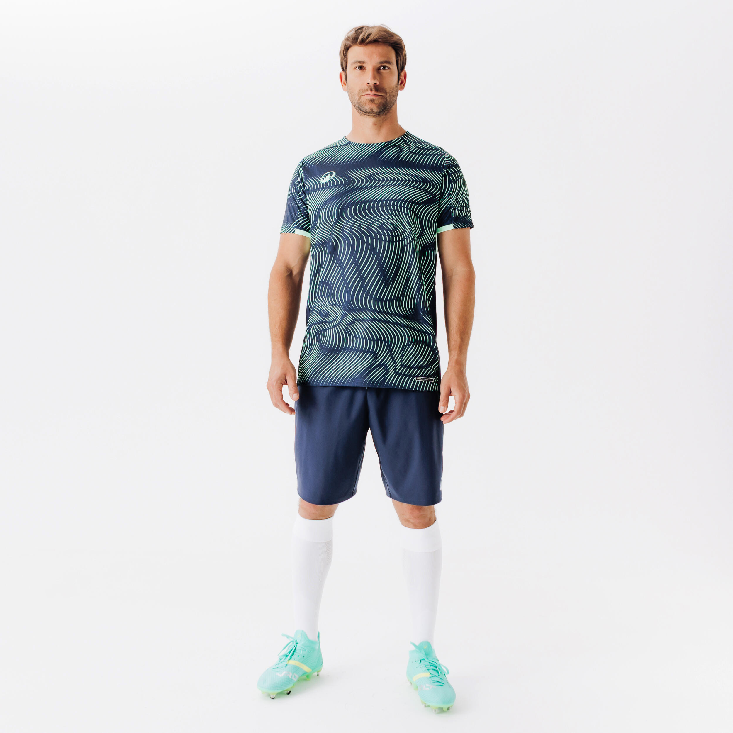 Maglia Club Wavy verde-blu 8/8