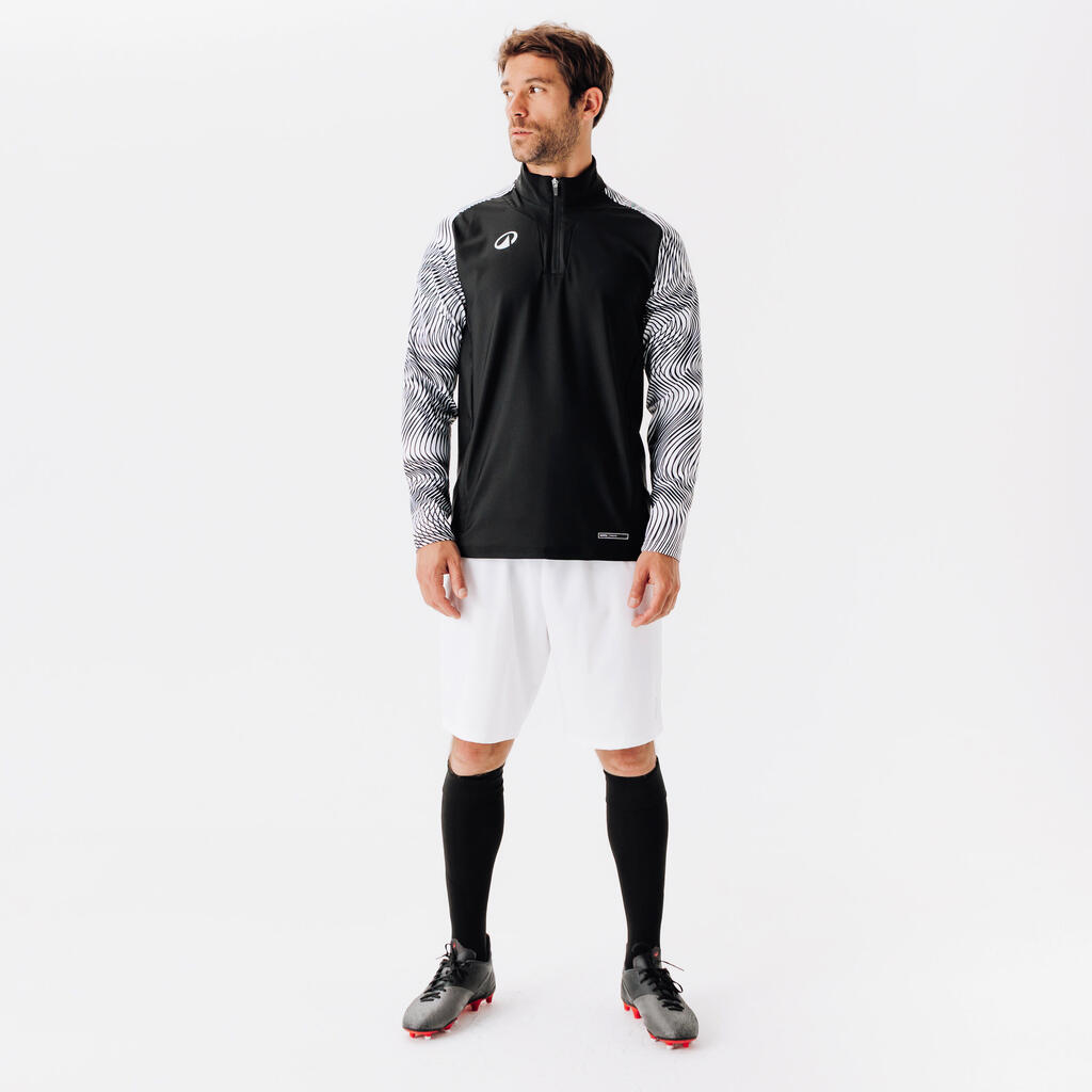 1/2 Zip Viralto Club - beli/črni