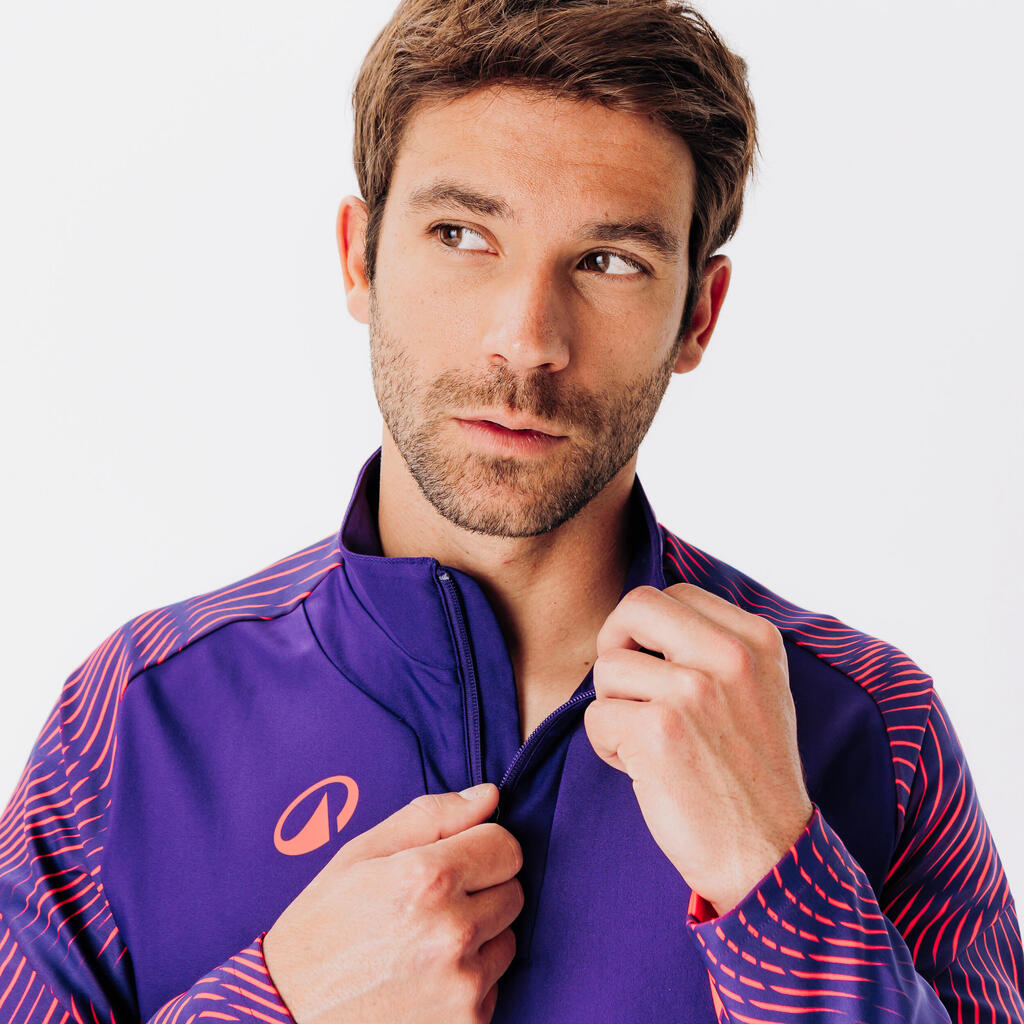 1/2 Zip Viralto Club - beli/črni