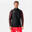 1/2 zip VIRALTO WAVY club rouge et noir