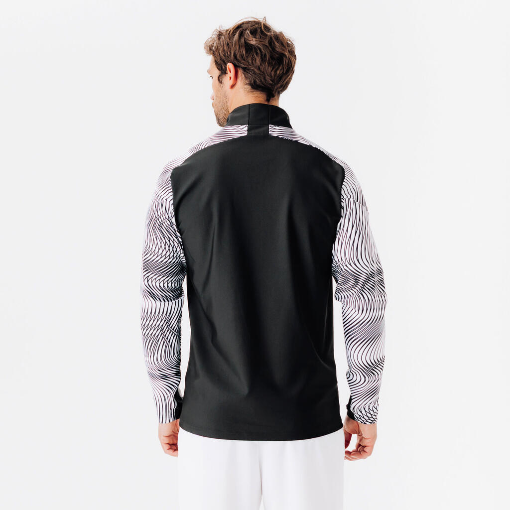 1/2 Zip Viralto Club - beli/črni