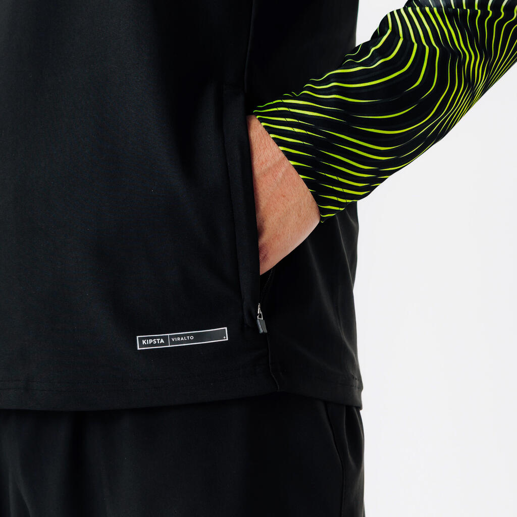 1/2 Zip Viralto Club - beli/črni