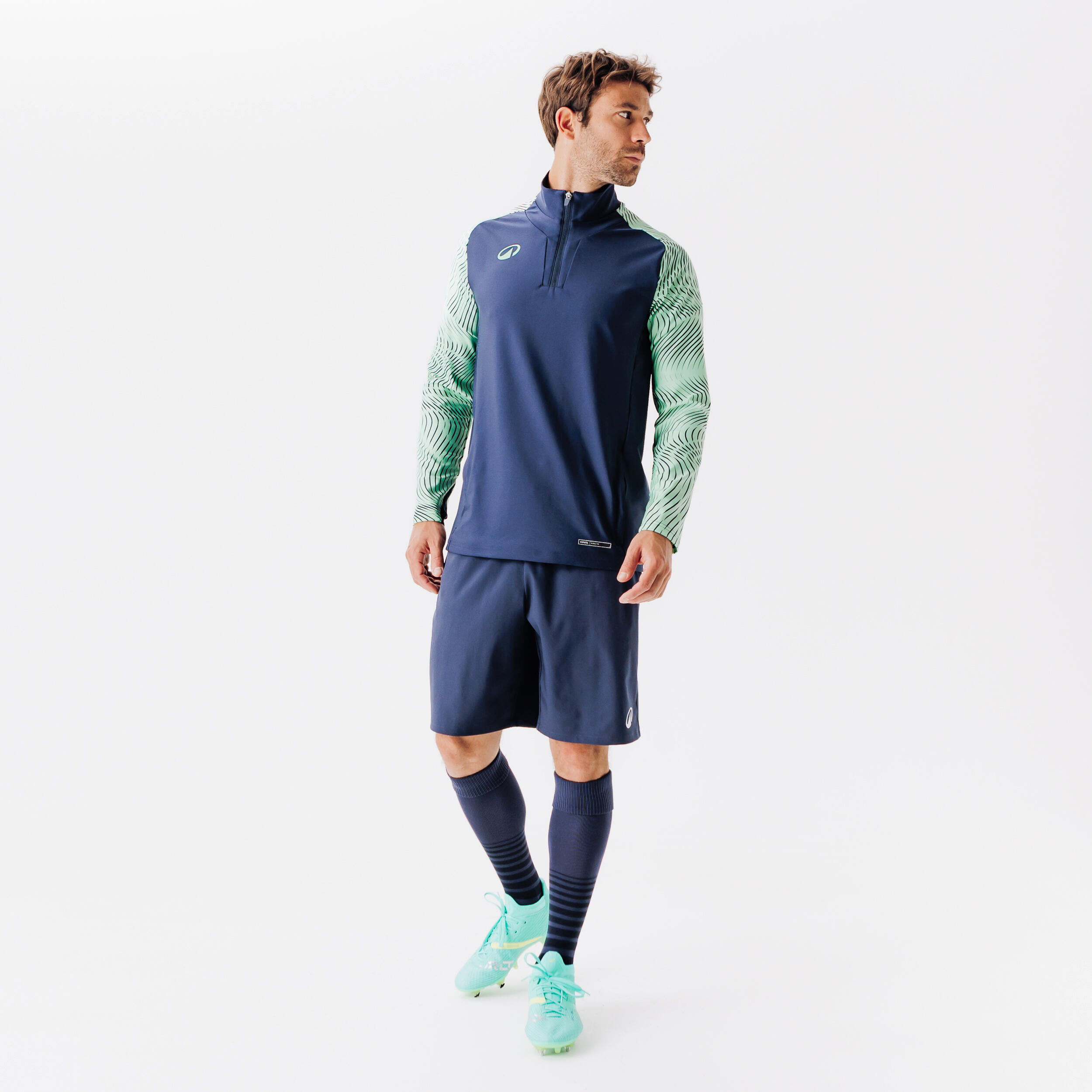 1/2 cremallera VIRALTO WAVY club azul marino y verde 8/8