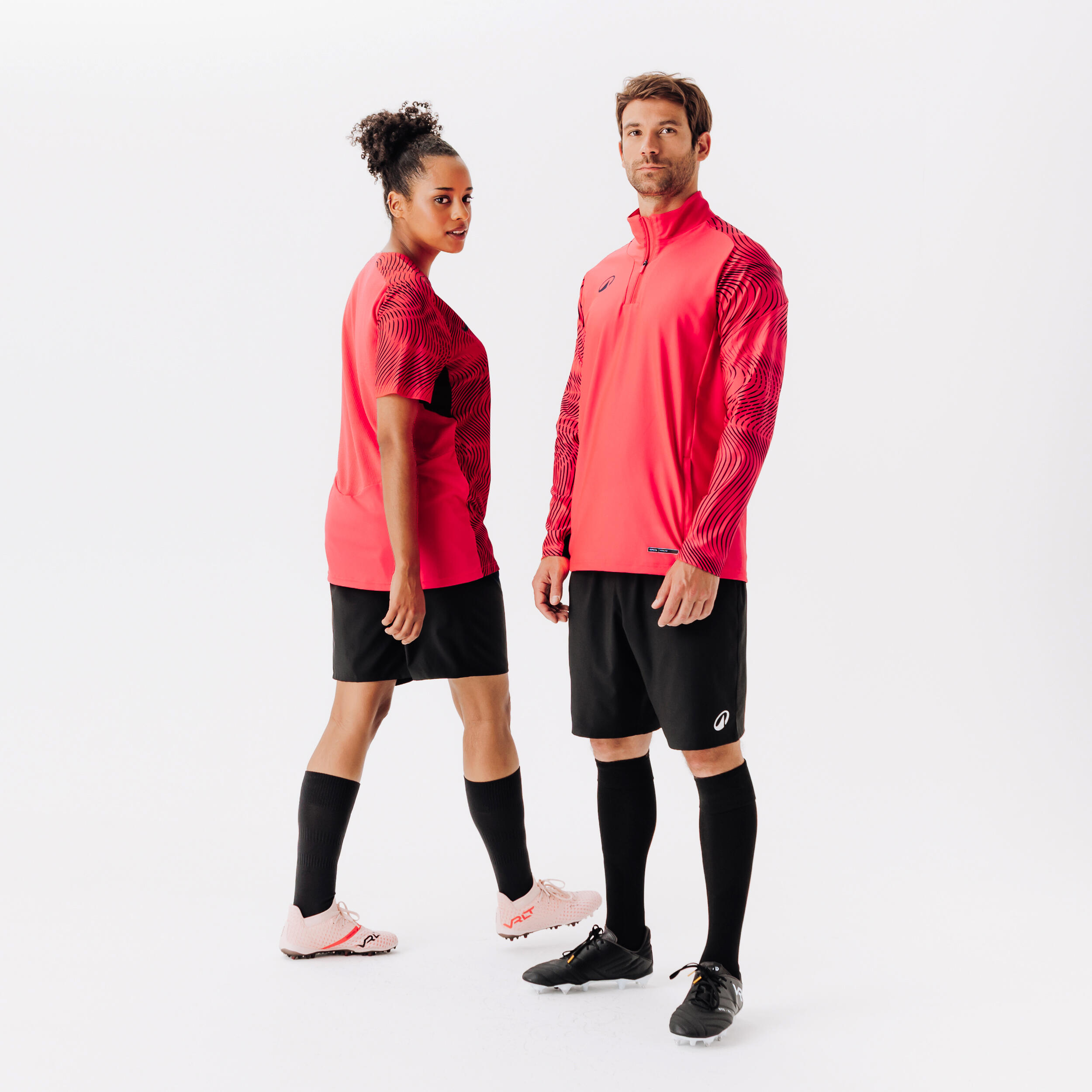 Maglia Club Wavy rosa e nera 2/8