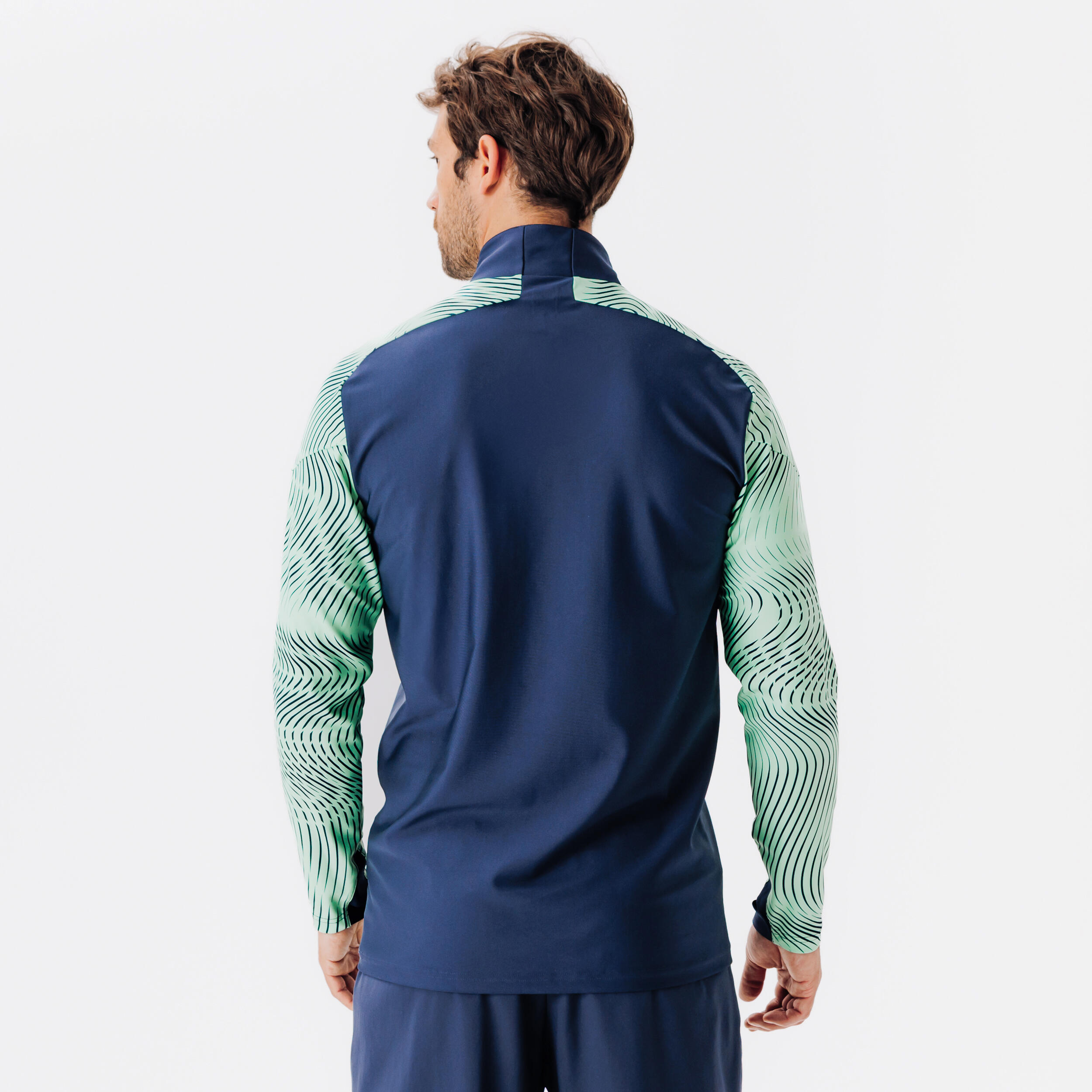 1/2 cremallera VIRALTO WAVY club azul marino y verde 4/8